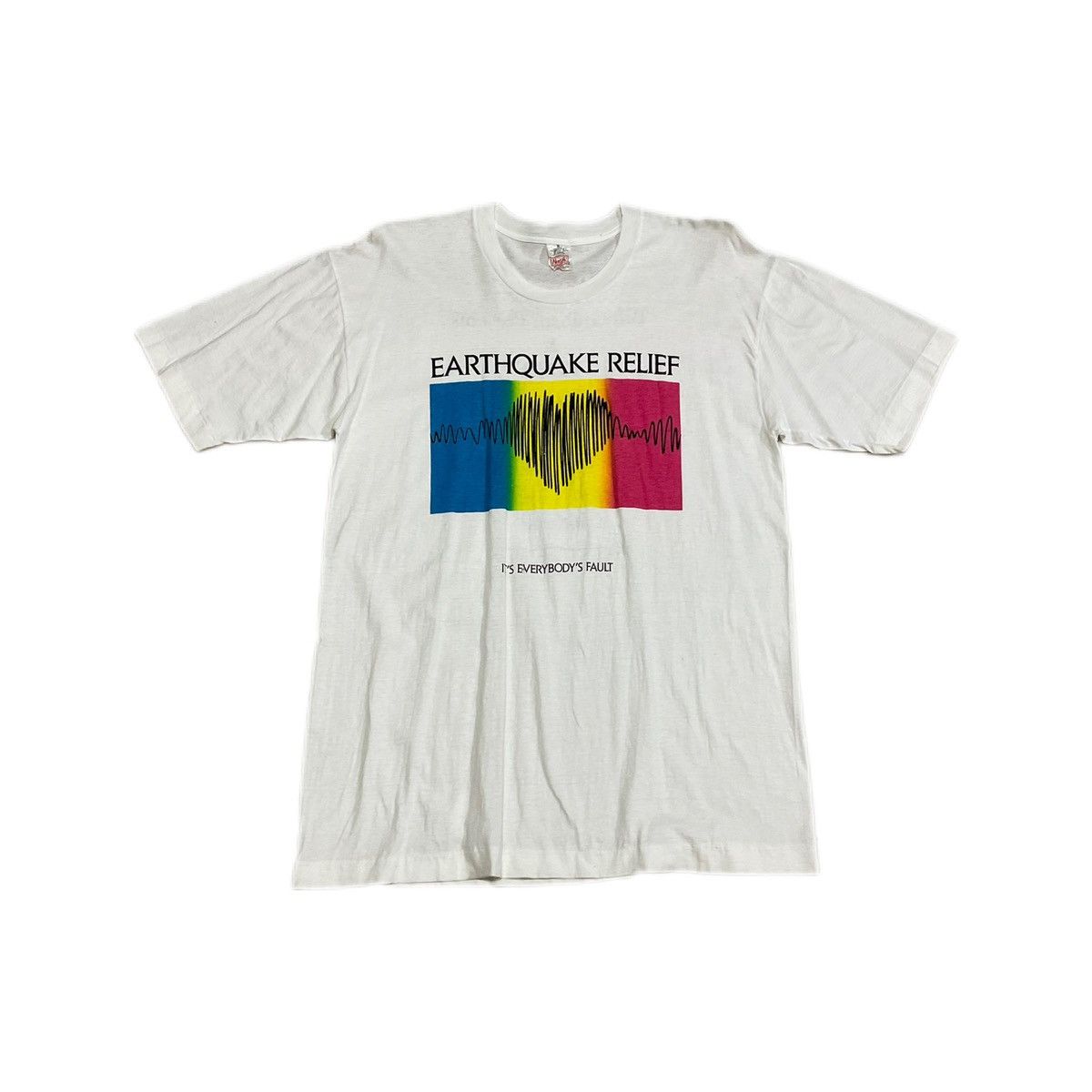 Band Tees × Vintage 🔥Vintage Earthquake Relief Concert Shirt 1989 Bill Graham Size US XL / EU 56 / 4 - 2 Thumbnail