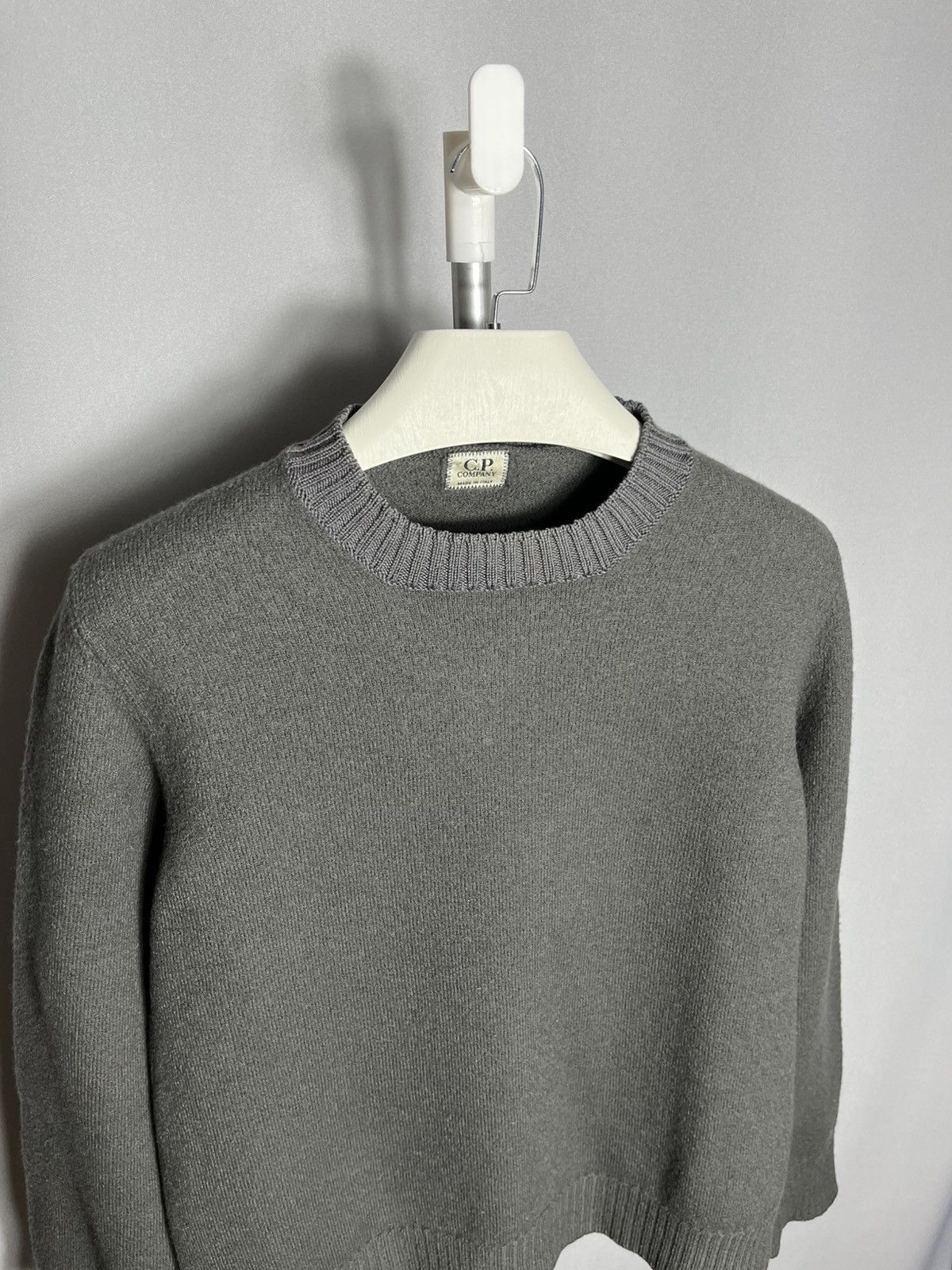 C.P. Company CP Company knit sweater wool mens grey vintage 90s italy Size US M / EU 48-50 / 2 - 3 Thumbnail