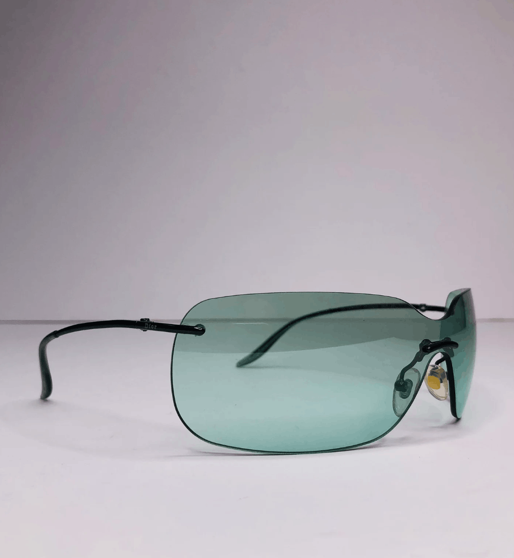 Christian Dior Monsieur × Dior × Vintage DIOR Sunglasses Bowling Wrap Shield Mask Ski Bike Pop Size ONE SIZE - 5 Thumbnail