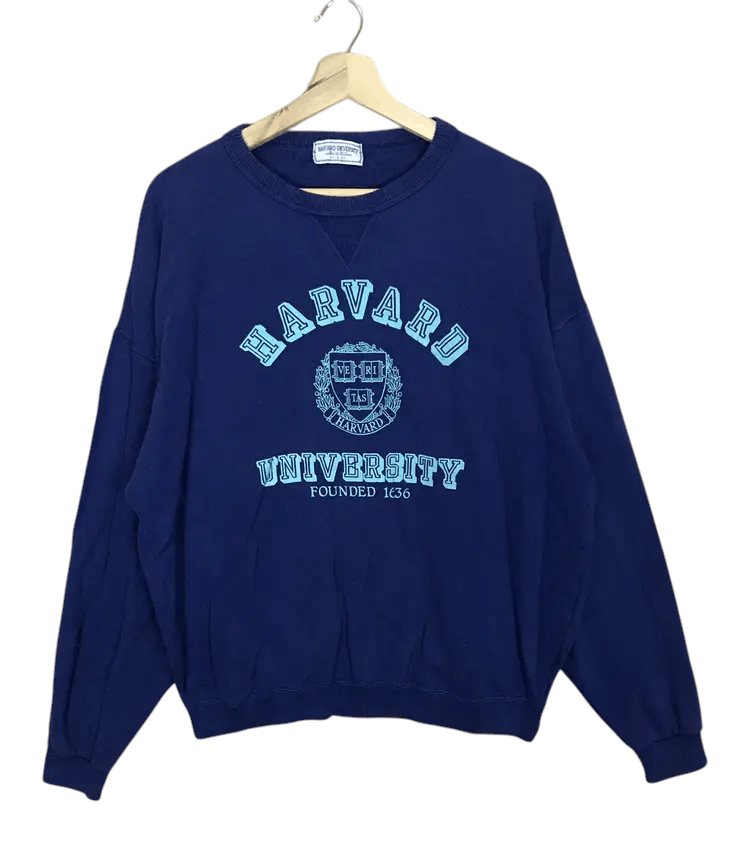 Vintage Vintage Harvard University Sweatshirts Size US L / EU 52-54 / 3 - 1 Thumbnail