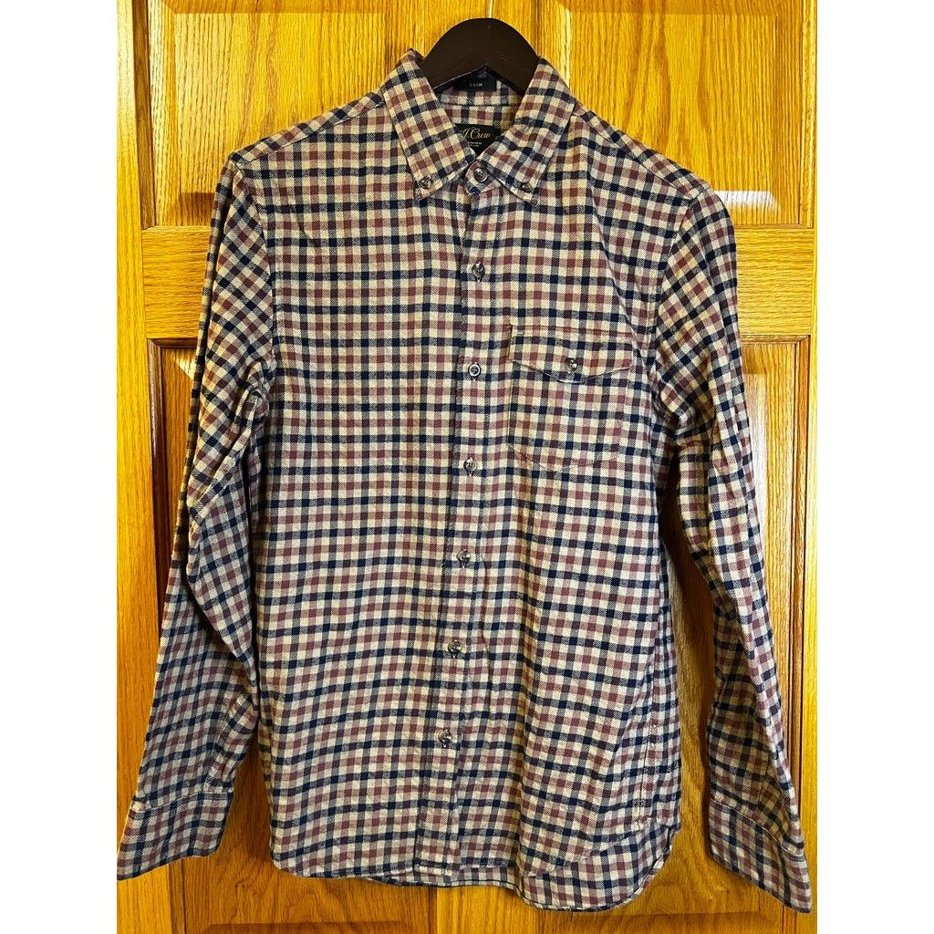 J.Crew J. Crew Vintage Checkered Shirt Size US S / EU 44-46 / 1 - 1 Thumbnail
