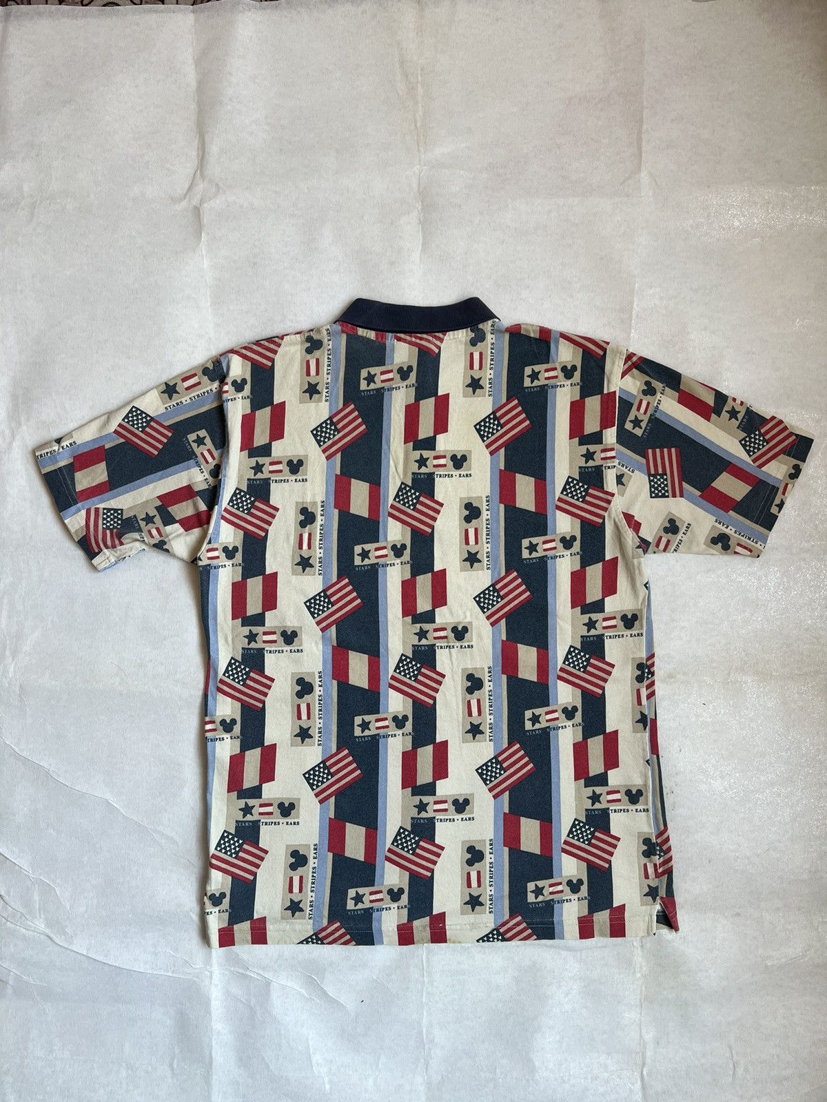 Disney Vintage Disney Mickey Mouse Overprint Polos Size US M / EU 48-50 / 2 - 6 Thumbnail