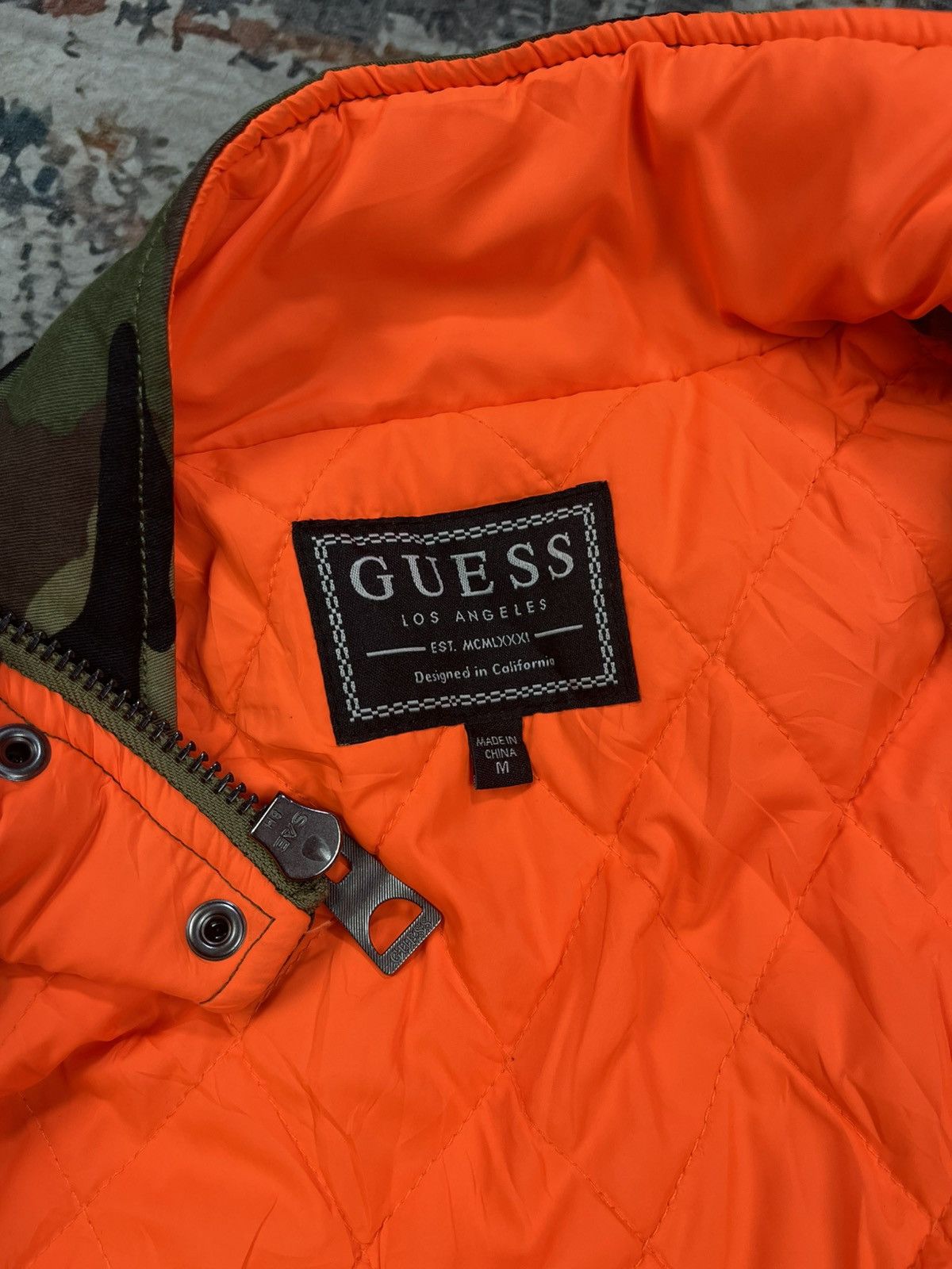 Guess Guess Camouflage Back Hit Caster Reflective Jacket Size US M / EU 48-50 / 2 - 16 Thumbnail