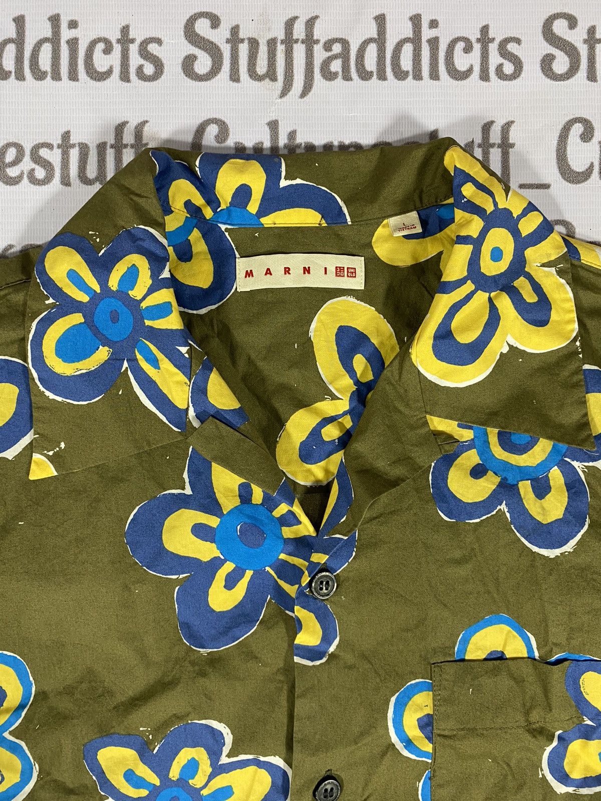 Marni × Uniqlo SS22 Marni x Uniqlo Open Collar Button ups Size US L / EU 52-54 / 3 - 6 Thumbnail