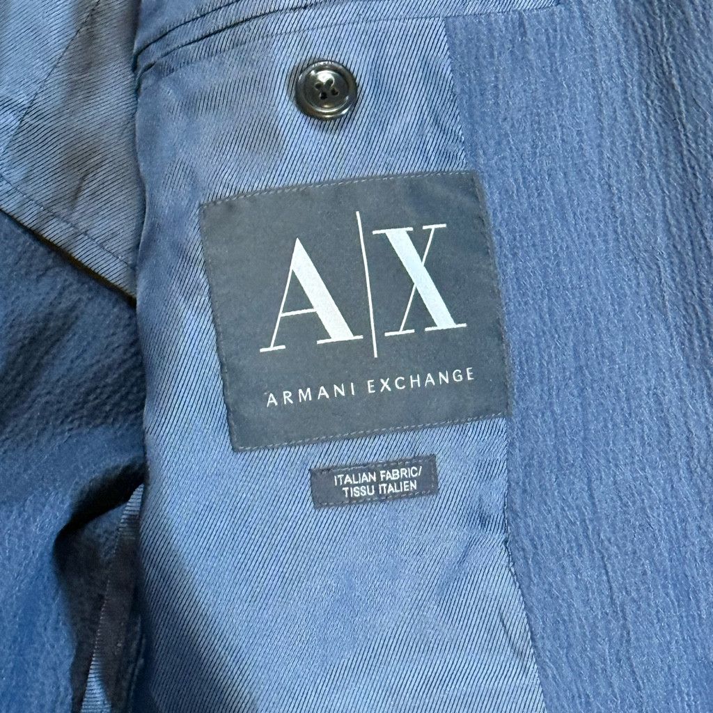 Armani Exchange Armani Exchange Men’s Blue Blazer 42R Size 42R - 8 Thumbnail