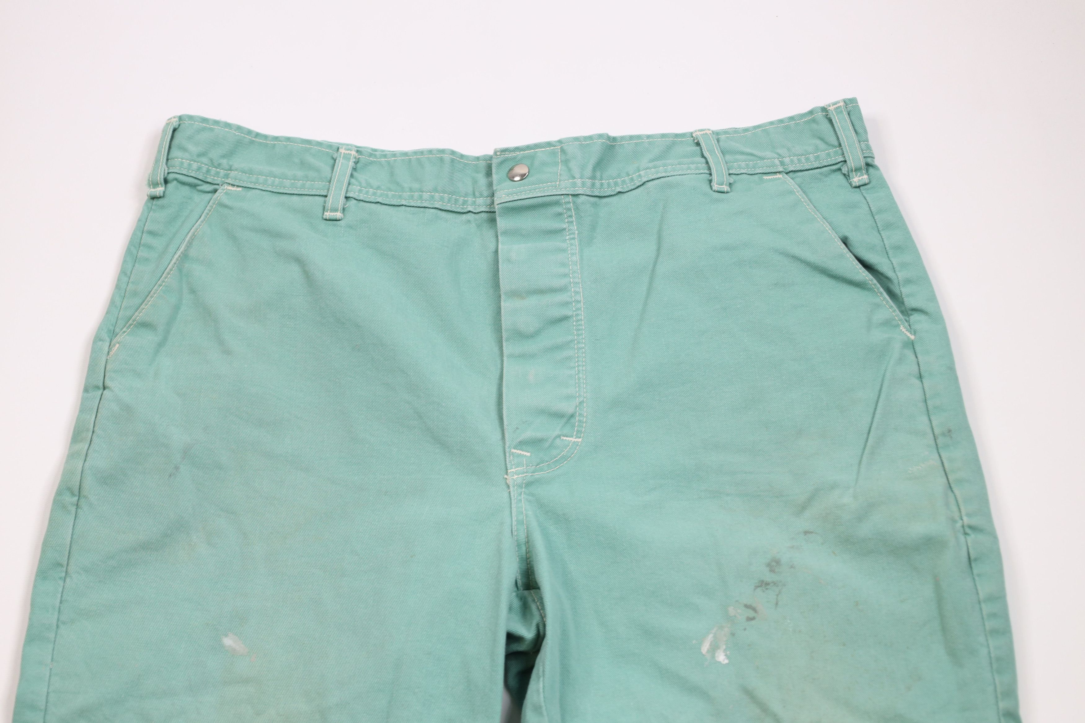 Vintage Vintage 90s Streetwear Button Fly Wide Leg Work Jeans USA Size US 40 / EU 56 - 2 Thumbnail