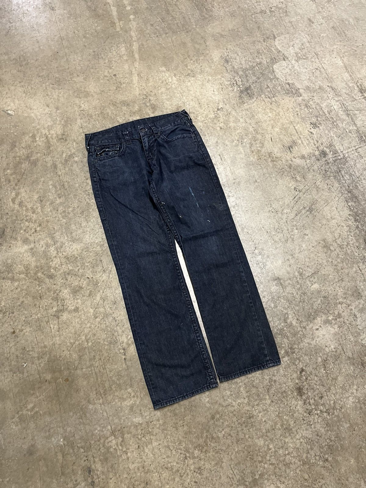 True Religion × Vintage True religion y2k baggy fit denim skater hype streetwear Size US 34 / EU 50 - 6 Thumbnail