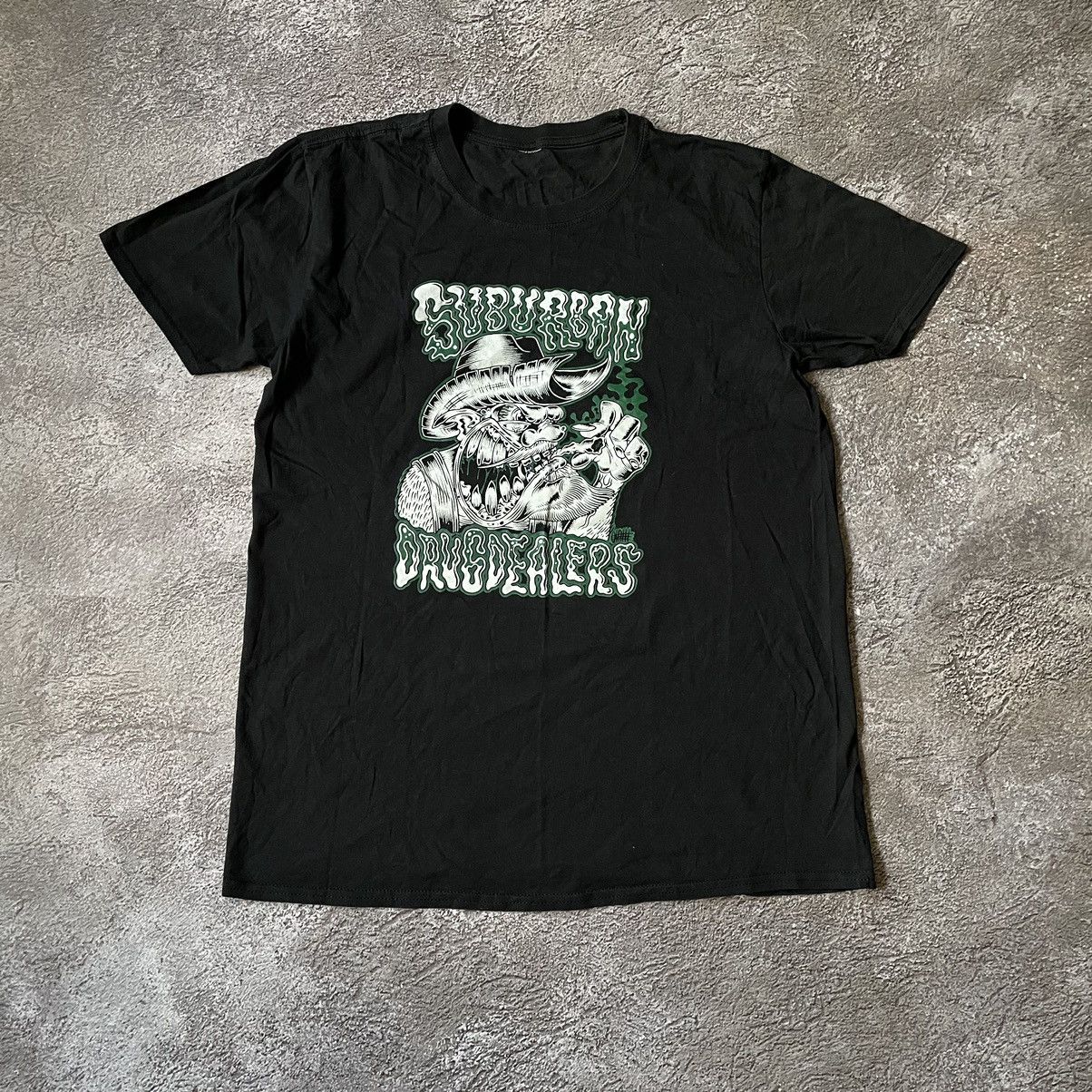 Vintage Vintage 00s Graphic Tee Creepy Abstract Bones Grunge Faded M Size US M / EU 48-50 / 2 - 2 Thumbnail