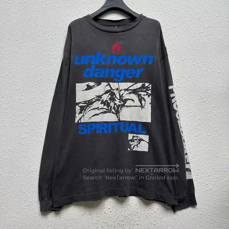 Saint Michael Saint Michael Floral Cross Graffiti Long Sleeve Size US XXL / EU 58 / 5 - 1 Thumbnail