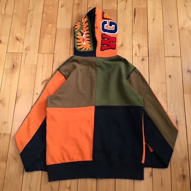 Bape BAPE Crazy color shark full zip hoodie a bathing ape Size US L / EU 52-54 / 3 - 2 Thumbnail