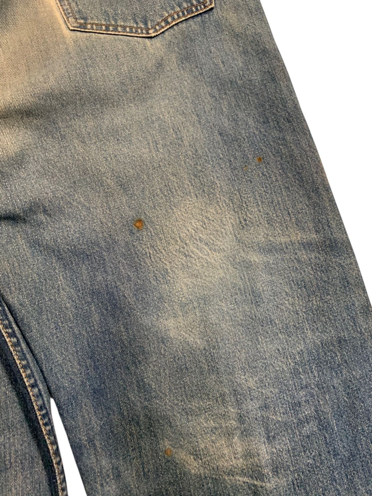 Levi's VINTAGE LEVIS 512 FADED & RUSTY DISTRESSED DENIM Size US 35 - 18 Thumbnail