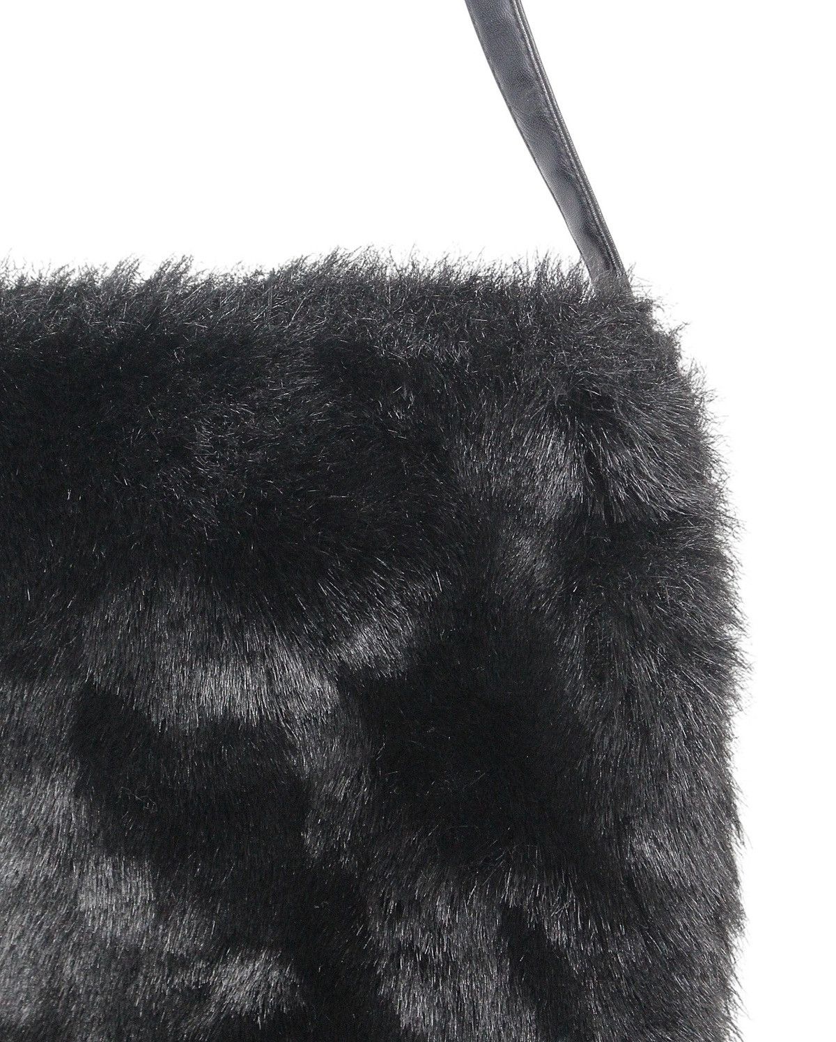 If Six Was Nine 2000S BAG des OLIVE FAUX FUR & FAUX LEATHER SHOULDER BAG Size ONE SIZE - 3 Thumbnail