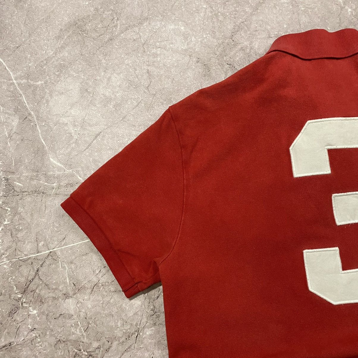 Polo Ralph Lauren VINTAGE POLO RALPH LAUREN RUGBY POLO TEE BIG LOGO 3 90s Size US S / EU 44-46 / 1 - 10 Thumbnail