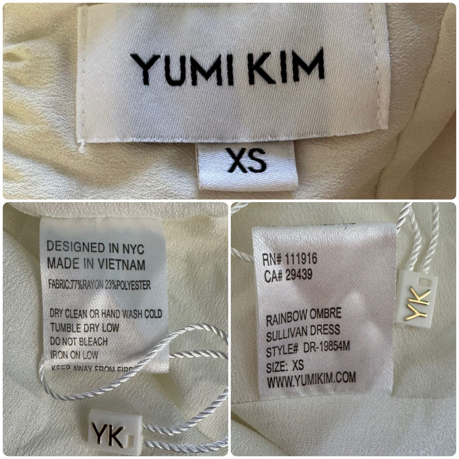 Other YUMI KIM Sullivan Tiered Maxi Dress Rainbow Ombré XS Size XS / US 0-2 / IT 36-38 - 11 Thumbnail
