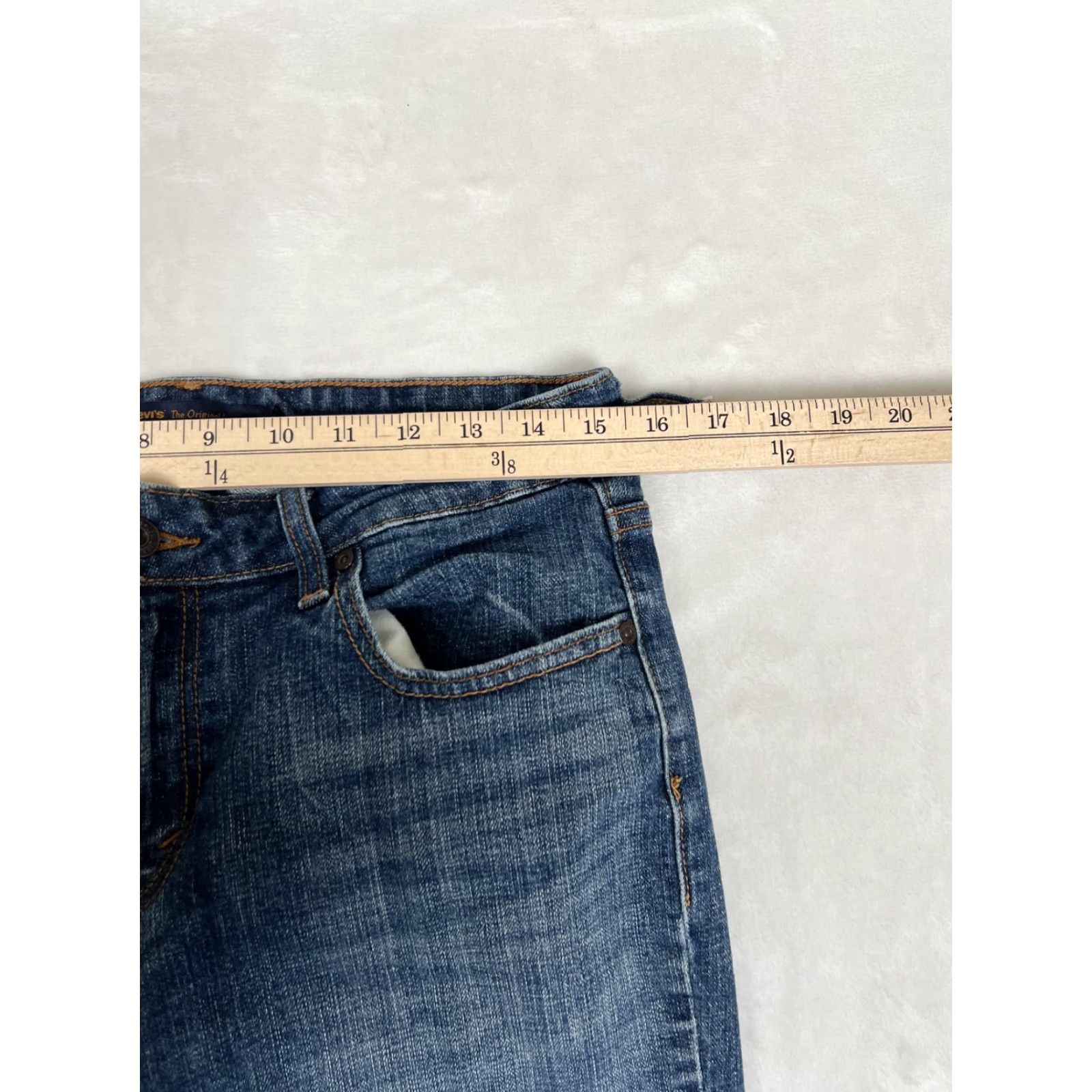 Levi's Levi's Mid Rise Skinny Jeans Womens 10 Blue Medium Wash Denim Slim Stretch Pocketed 5-Pocket Classic Zip Womens Size 32" / US 10 / IT 46 - 4 Thumbnail