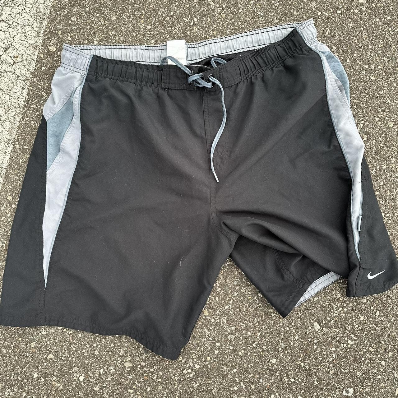 Nike × Vintage Vintage Y2K Nike Swimwear/Athletic Shorts W/ Side Swoosh Lrg Size US 38 / EU 54 - 1 Thumbnail