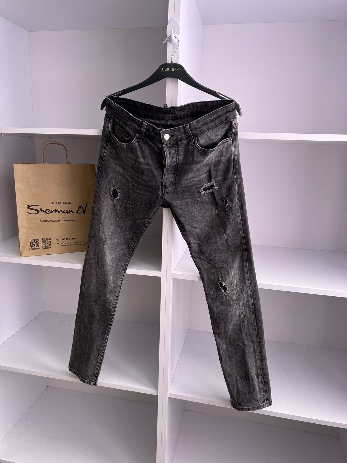 Dsquared2 × Vintage Vintage Dsquared2 black luxury pants Size US 32 / EU 48 - 2 Thumbnail