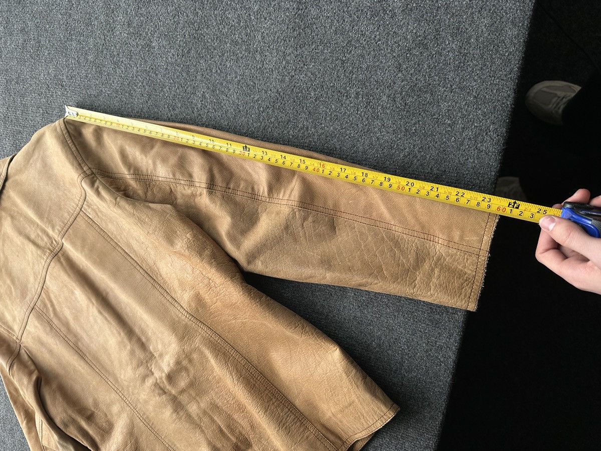 Other 🚨VNTG LEATHER JACKET AVANT GARDE WESTERN BROWN MOTO Size US M / EU 48-50 / 2 - 22 Thumbnail