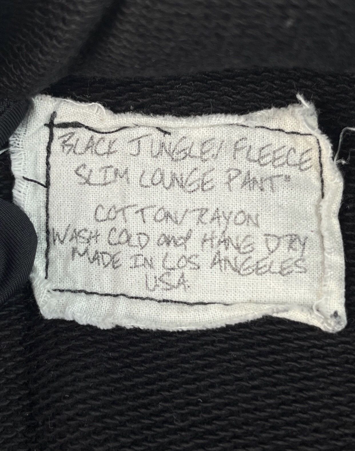 Greg Lauren Greg Lauren GL Black Drawstring Cannonball Pants 2412- Size US 32 / EU 48 - 5 Thumbnail