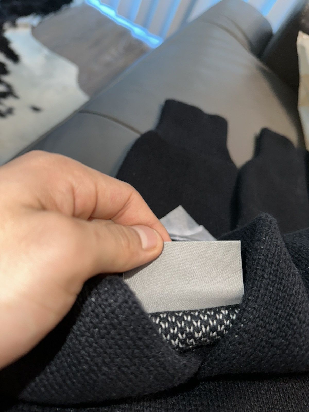 Essentials × Fear of God FOG Essentials knit pullover hoodie black Size US M / EU 48-50 / 2 - 9 Thumbnail