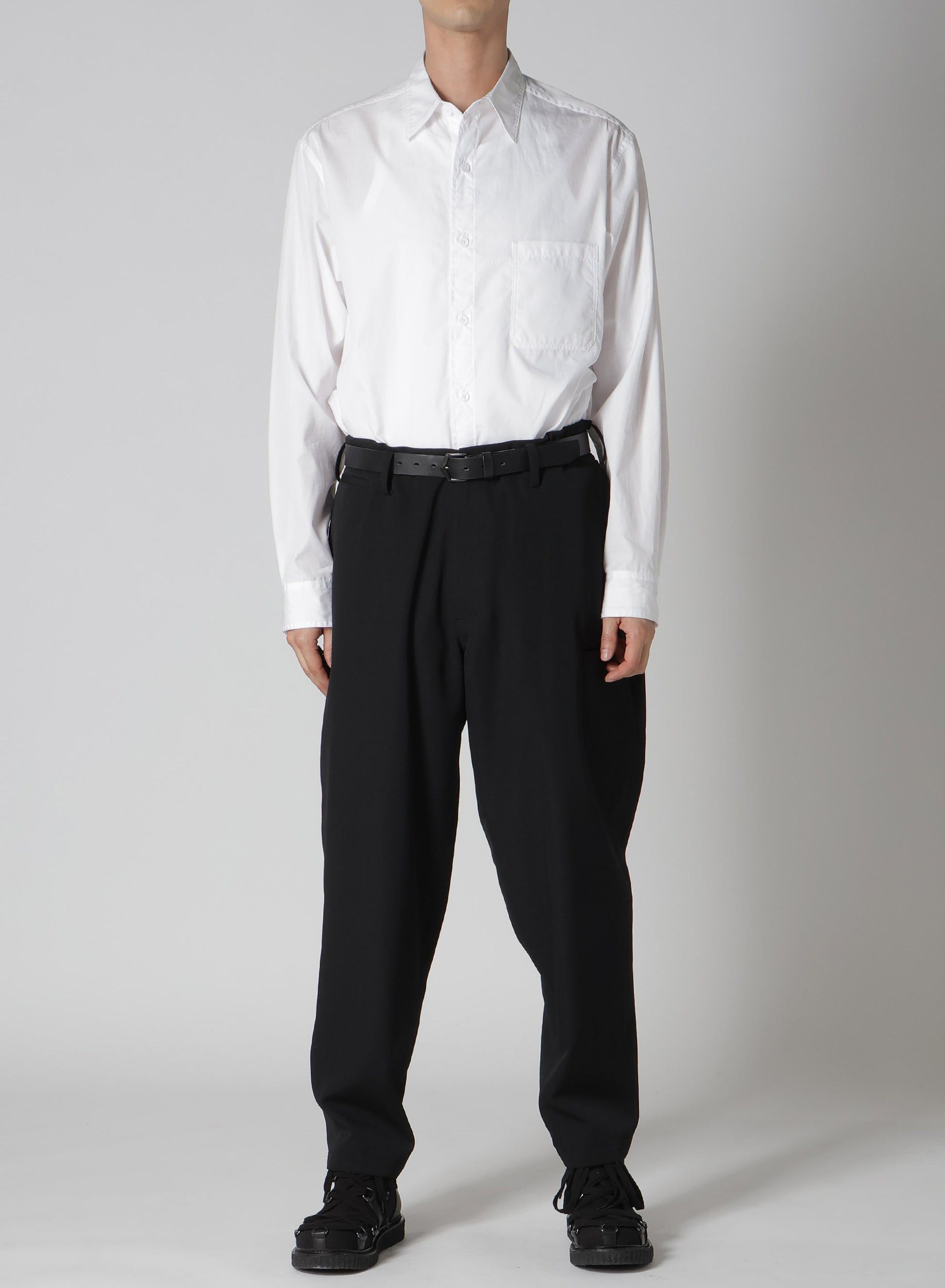 Yohji Yamamoto Yohji Yamamoto Pour Homme Wool SIDE 3ST TUCK PANTS TrouserS Size US 30 / EU 46 - 7 Thumbnail