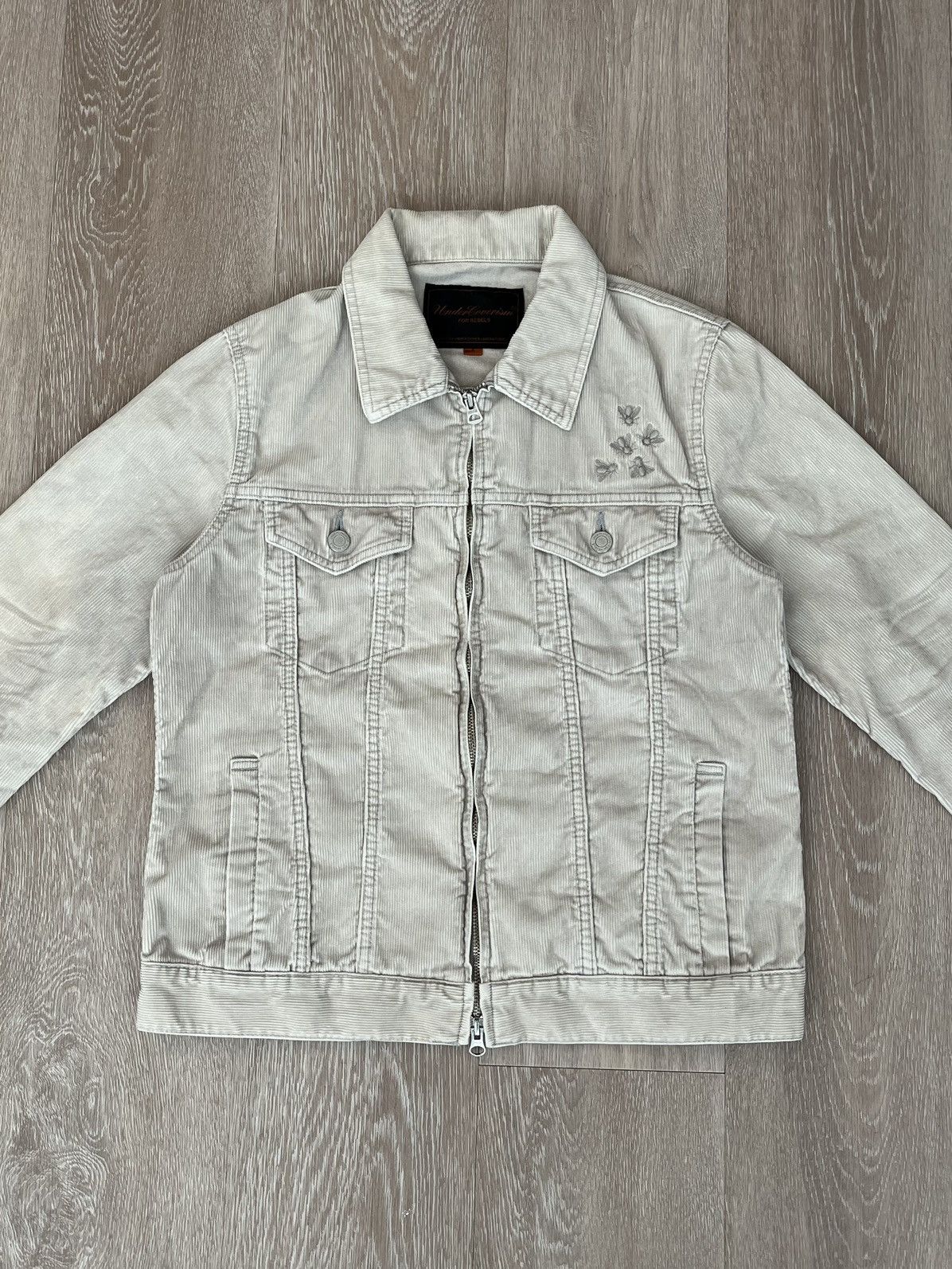 Undercover AW06 Undercover Guruguru White Corduroy Bug/Insect Jacket Size US M / EU 48-50 / 2 - 4 Thumbnail