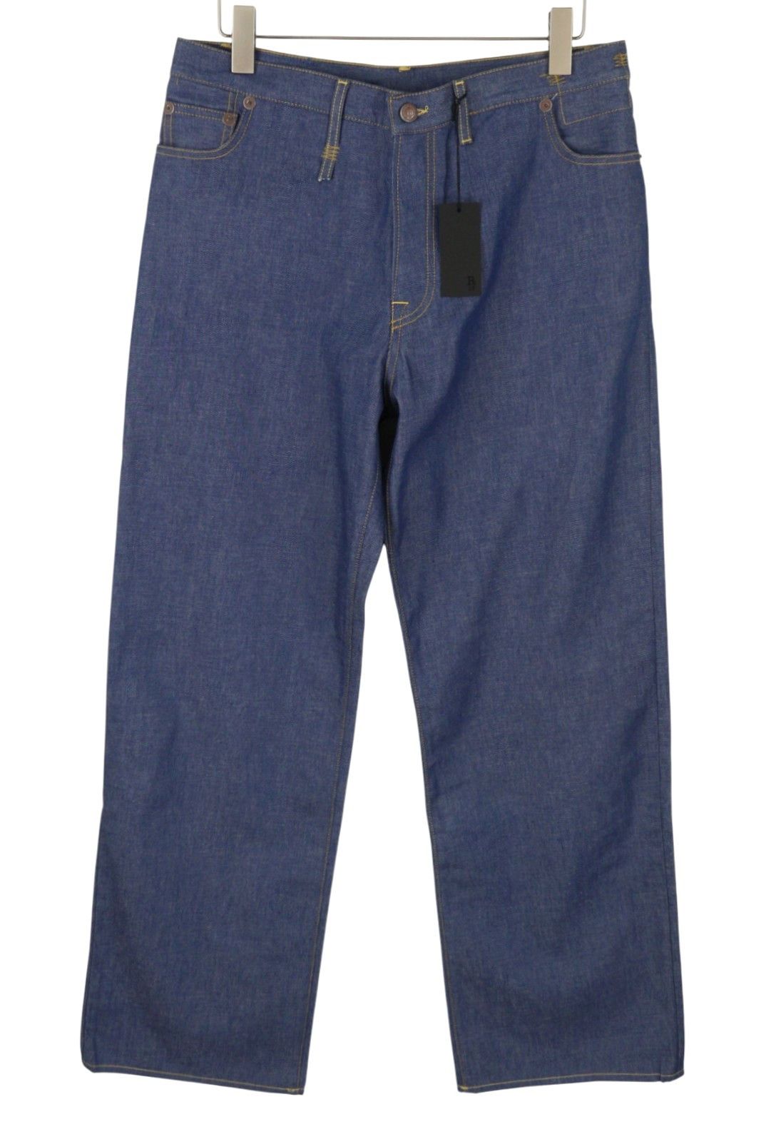R13 DAMON PLEATED W34 Lennon Blue Rigid Denim 88191 Size 34" / US 12 / IT 48 - 1 Thumbnail