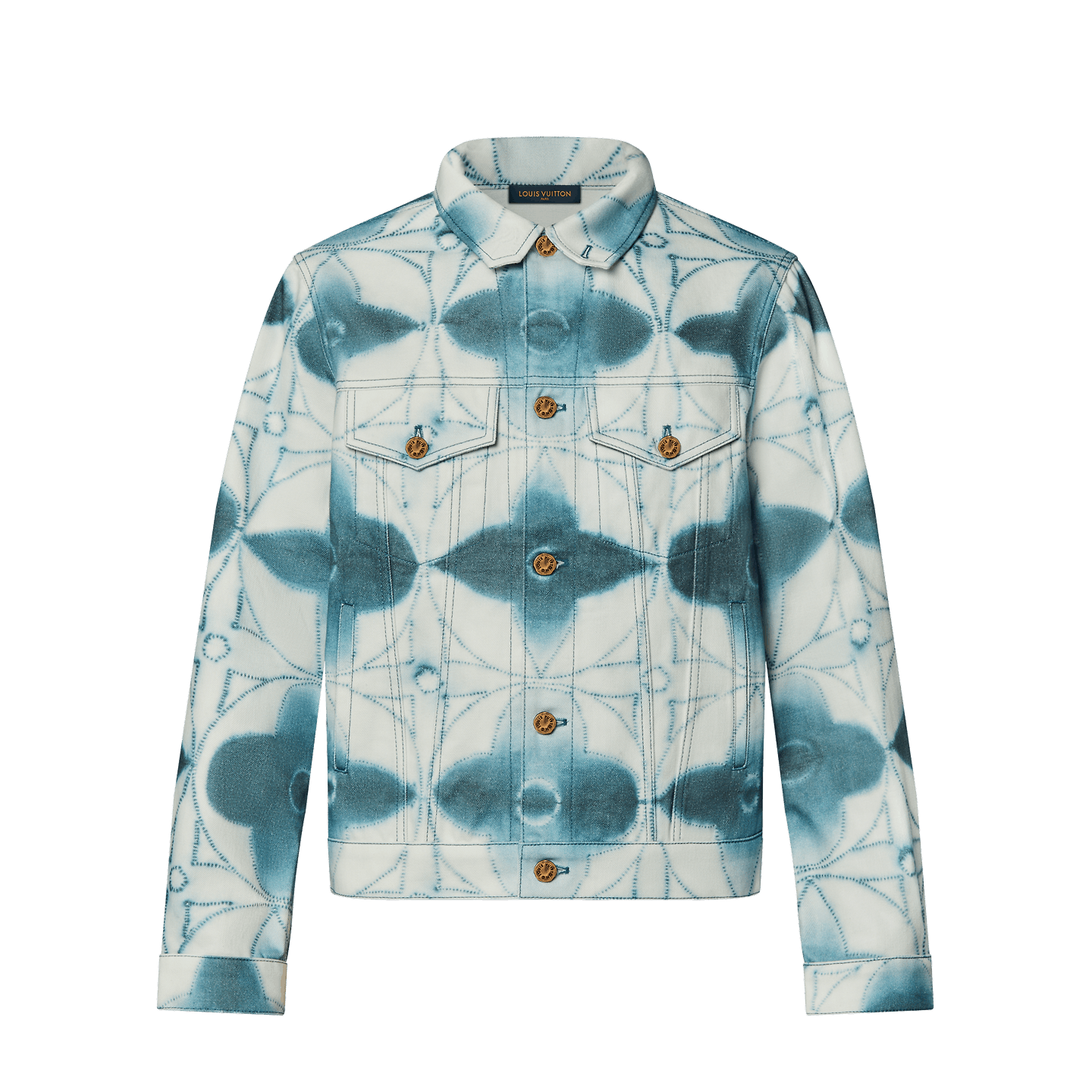 最終値下 doublet SHIBORI Print Denim Jacket doublet / 