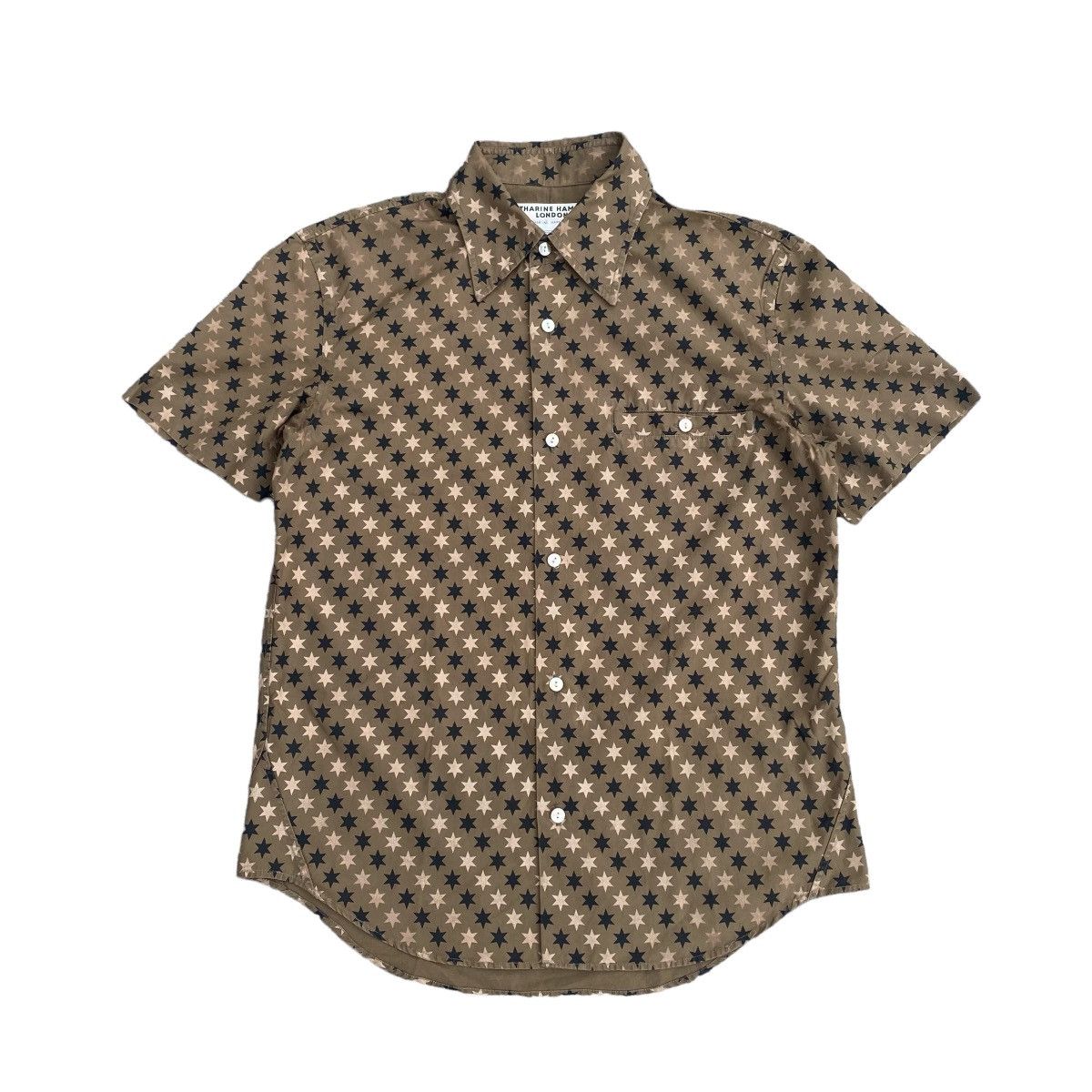 Katharine Hamnett London Stars Pocket Shirt Size US M / EU 48-50 / 2 - 1 Thumbnail