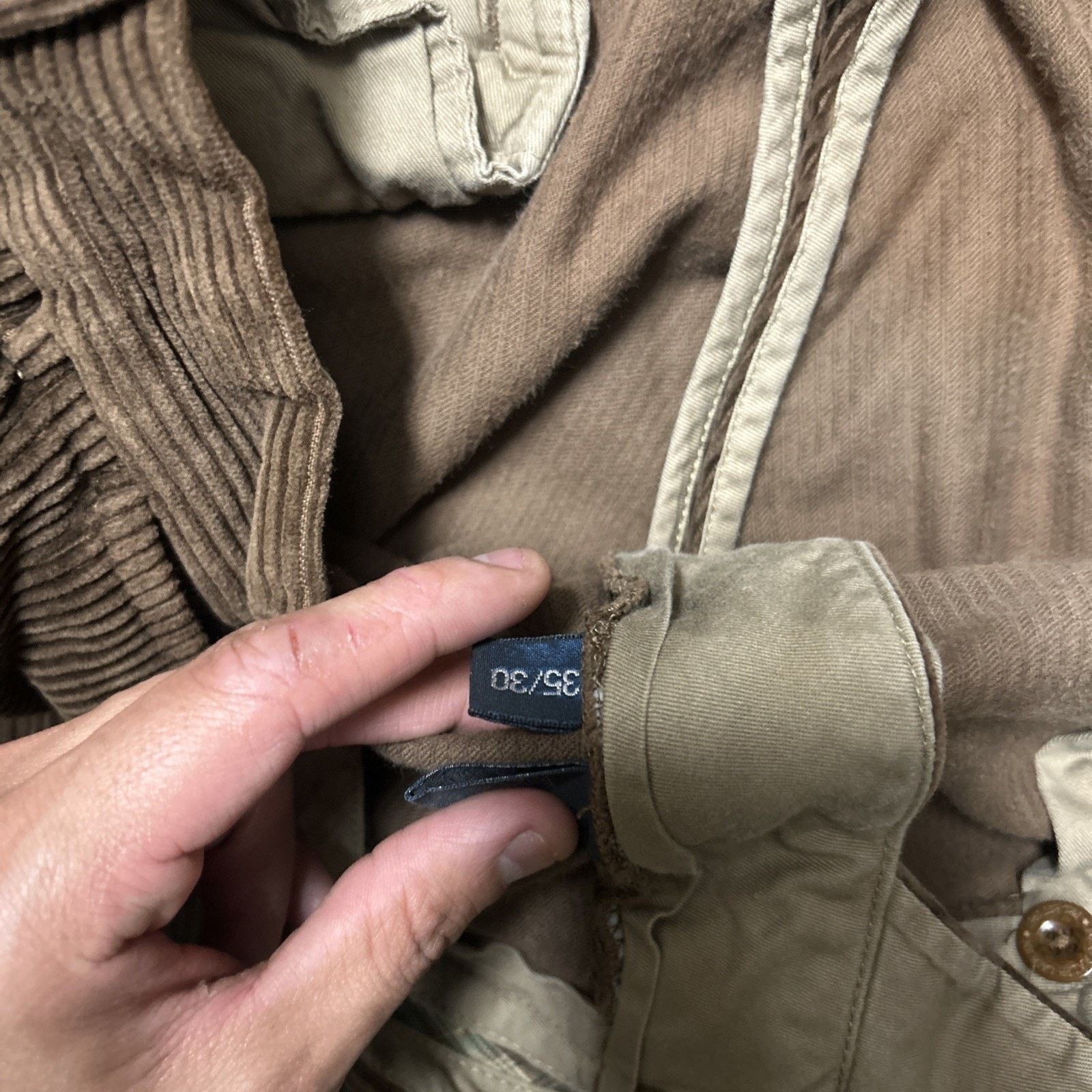 Polo Ralph Lauren Vintage Polo Ralph Lauren Corduroy 35x30 Brown Cords Size US 35 - 3 Thumbnail