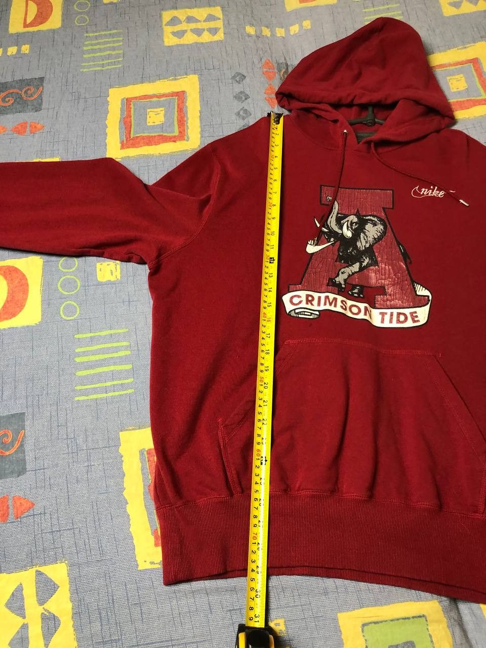Nike NIKE hoodie Y2K Distressed faded SWOOSH print logo Size US XL / EU 56 / 4 - 13 Thumbnail