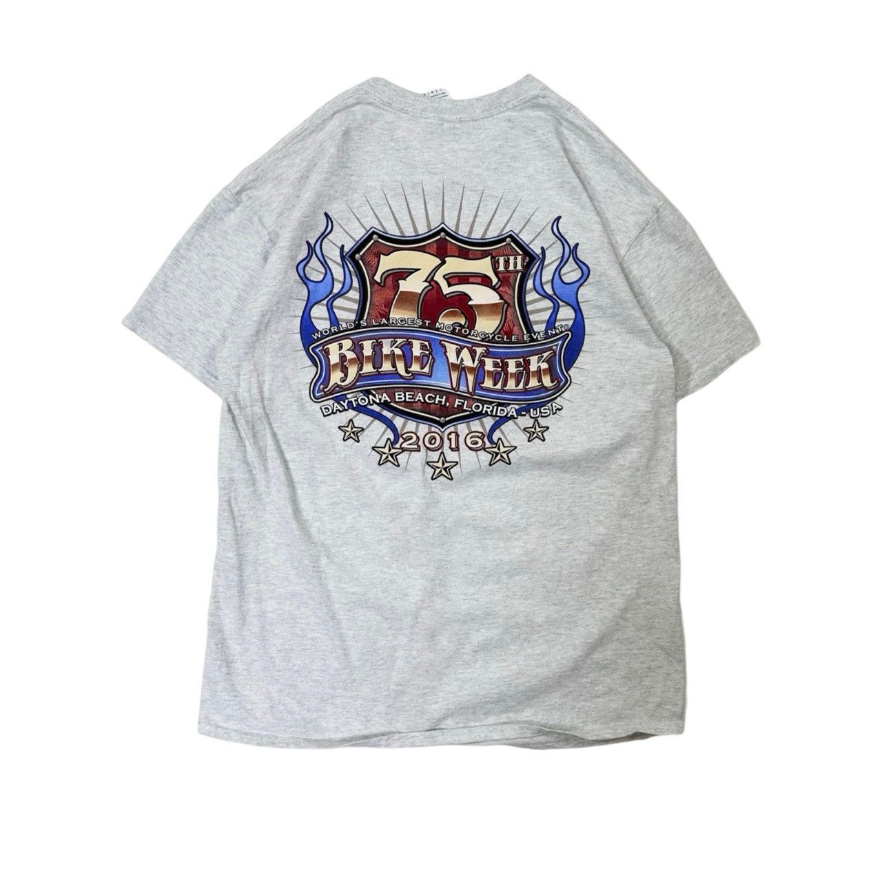 Vintage 2016 Daytona Beach Florida Bike Week Graphic T Shirt Size US L / EU 52-54 / 3 - 3 Thumbnail