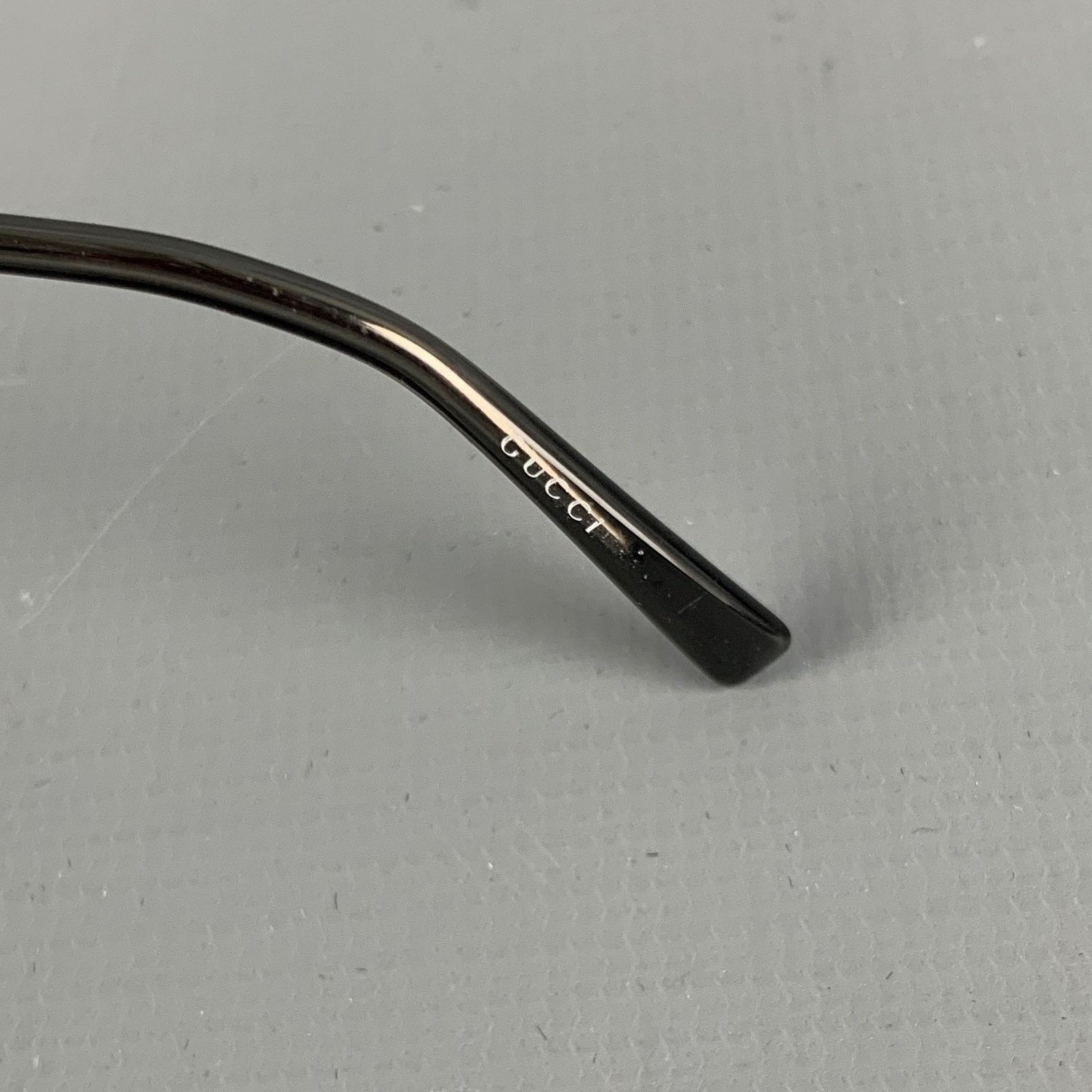 Gucci GUCCI Silver Metal Aviator Sunglasses Size ONE SIZE - 6 Thumbnail