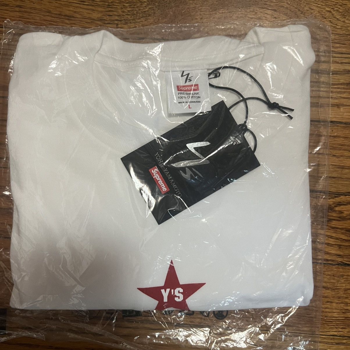 Supreme Supreme Ys By Yohji Yamamoto Star Tee White Size: L Size US L / EU 52-54 / 3 - 2 Thumbnail