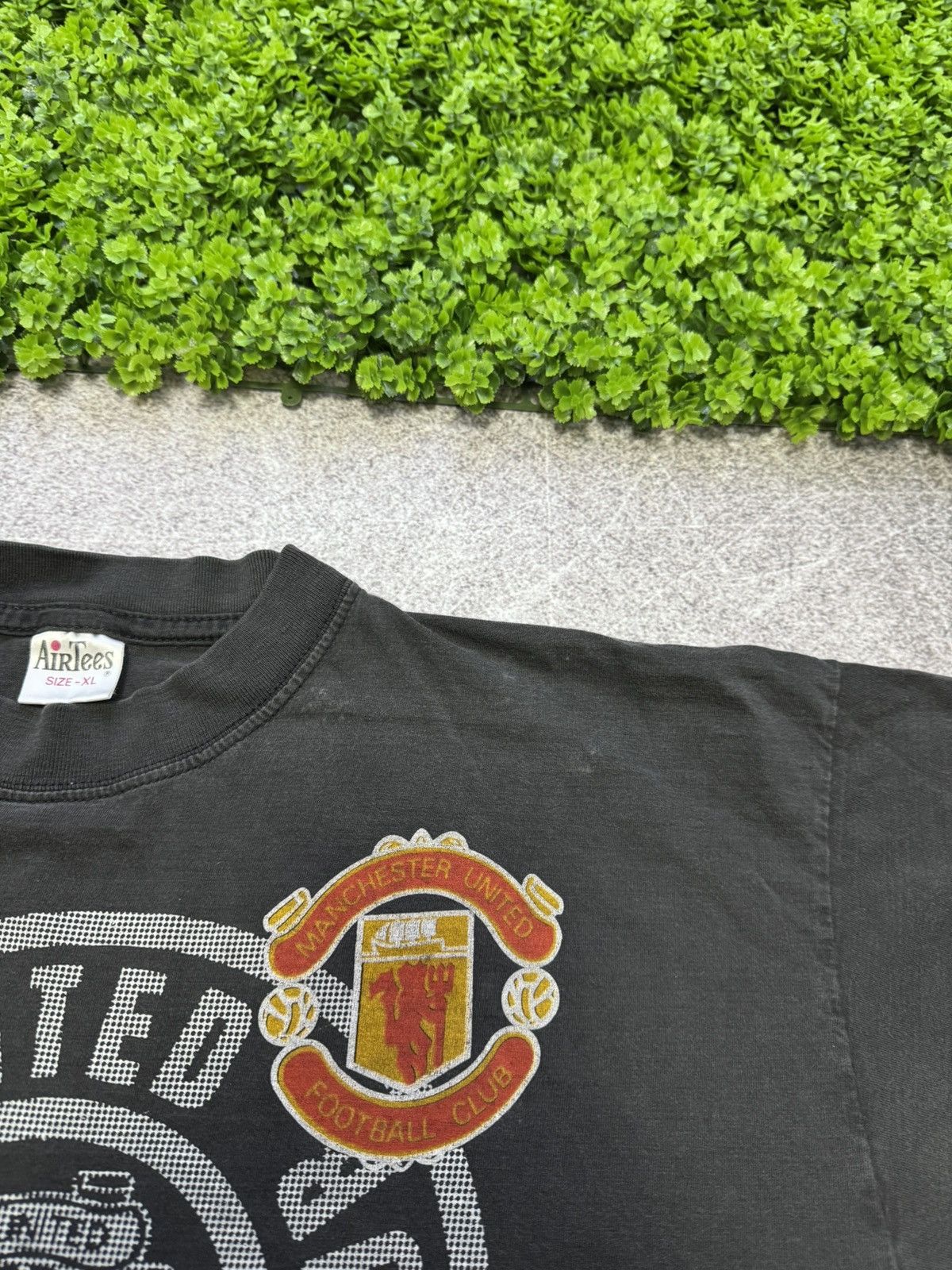 Vintage Vintage 90s Manchester United Winners T shirt Champions Size US L / EU 52-54 / 3 - 3 Thumbnail