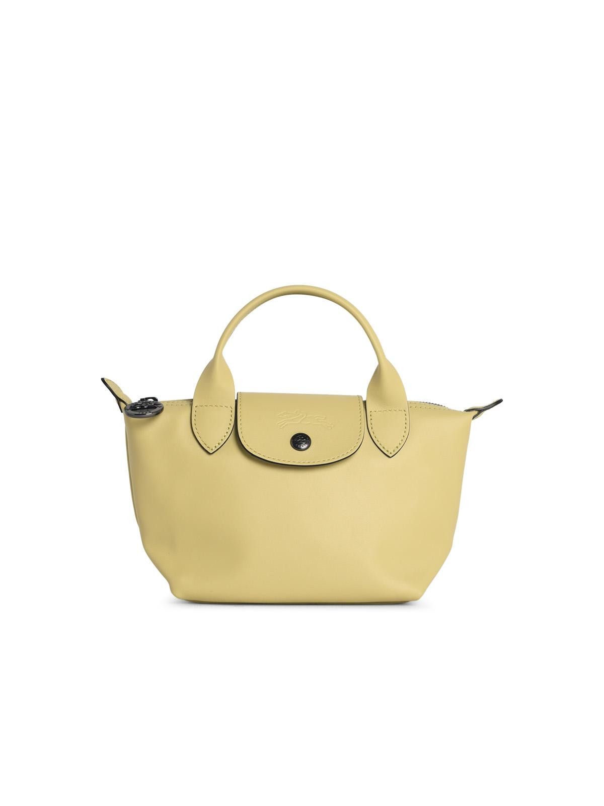 Longchamp LONGCHAMP Pistachio Leather Bag With 'Xs Le Pliage Xtra' Handle Size ONE SIZE - 1 Thumbnail