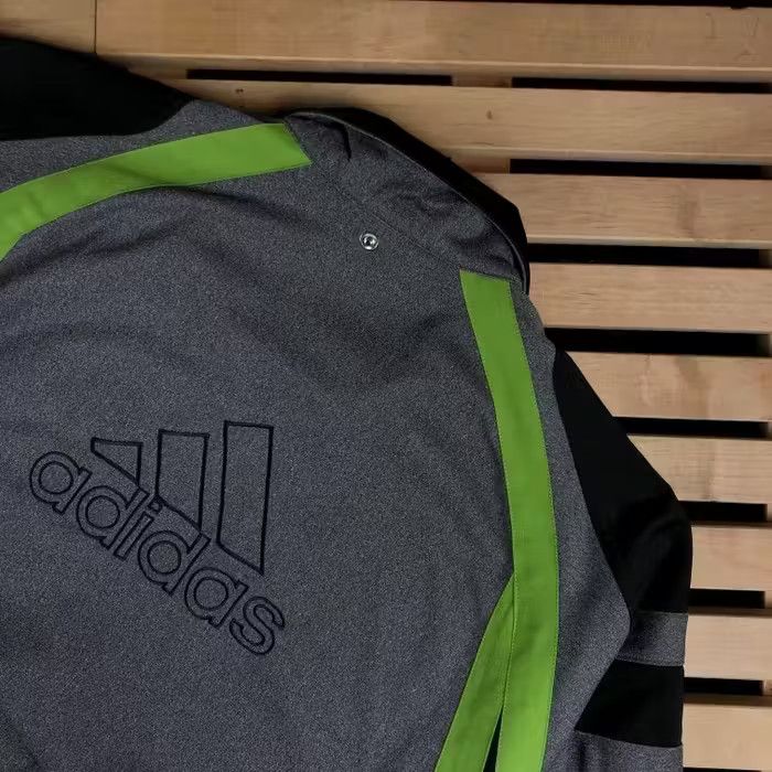 Adidas × Vintage Mens Bomber Jacket Adidas Vintage Back Big Logo Size L Size US L / EU 52-54 / 3 - 8 Thumbnail
