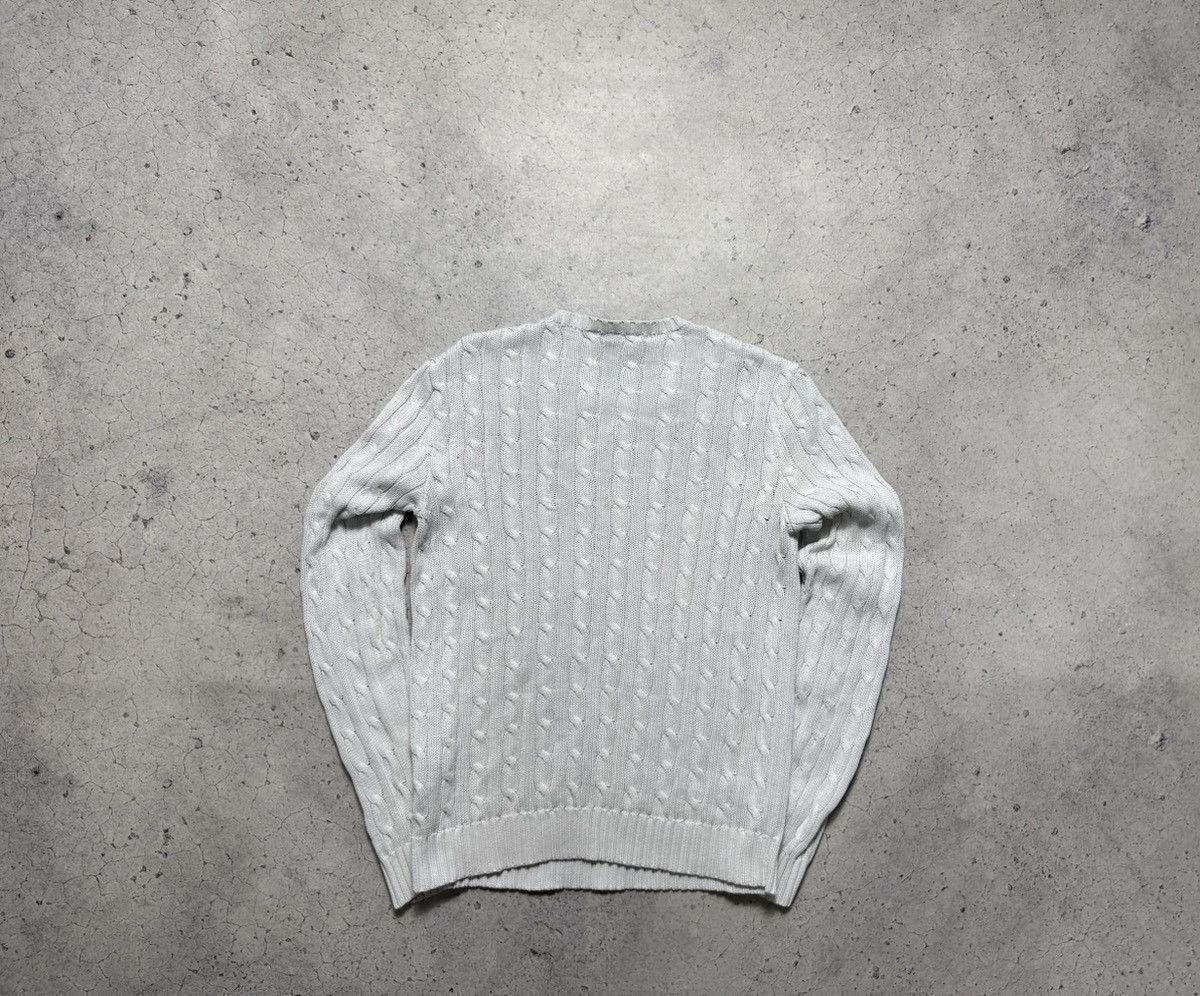 Polo Ralph Lauren Polo Ralph Lauren Women’s White Knitted Sweater Luxury Size L / US 10 / IT 46 - 9 Thumbnail