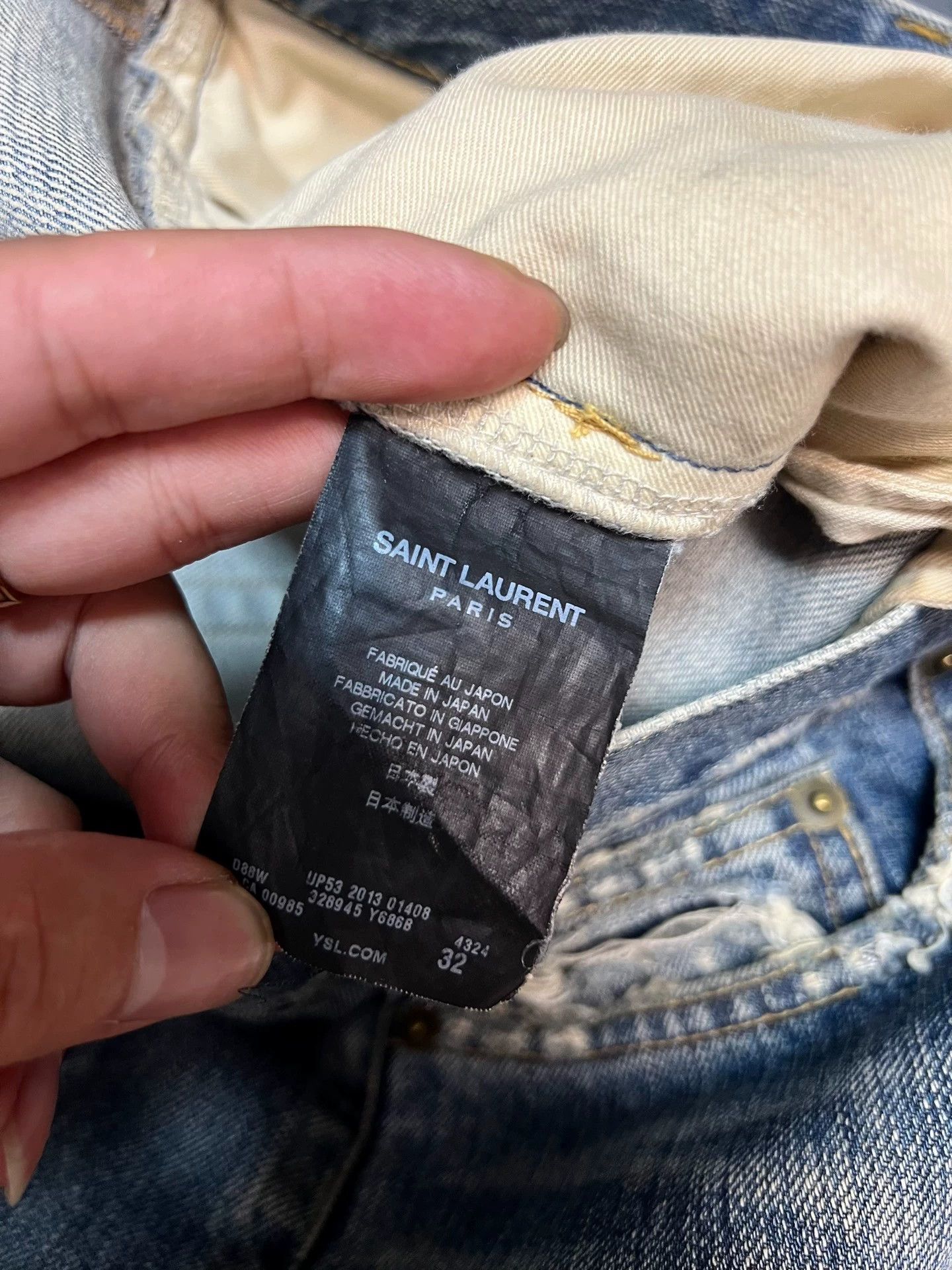 Saint Laurent Paris Authentic Saint Laurent SLP Spring/Summer 2014 jeans Size US 32 / EU 48 - 7 Thumbnail