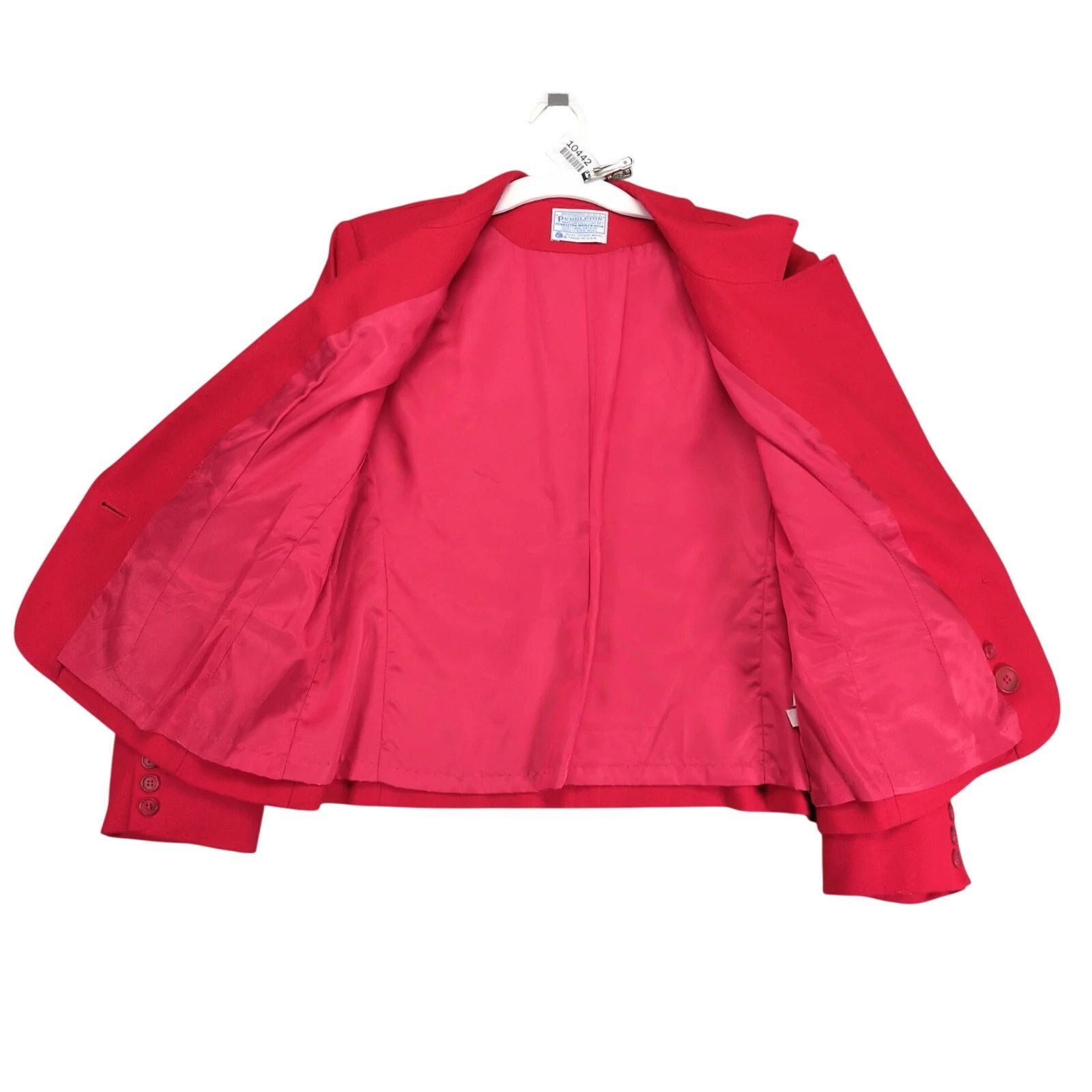 Pendleton Pendleton Blazer Womens 18W Red Virgin Wool USA Vintage Size XXL / US 16-18 / IT 52-54 - 2 Thumbnail