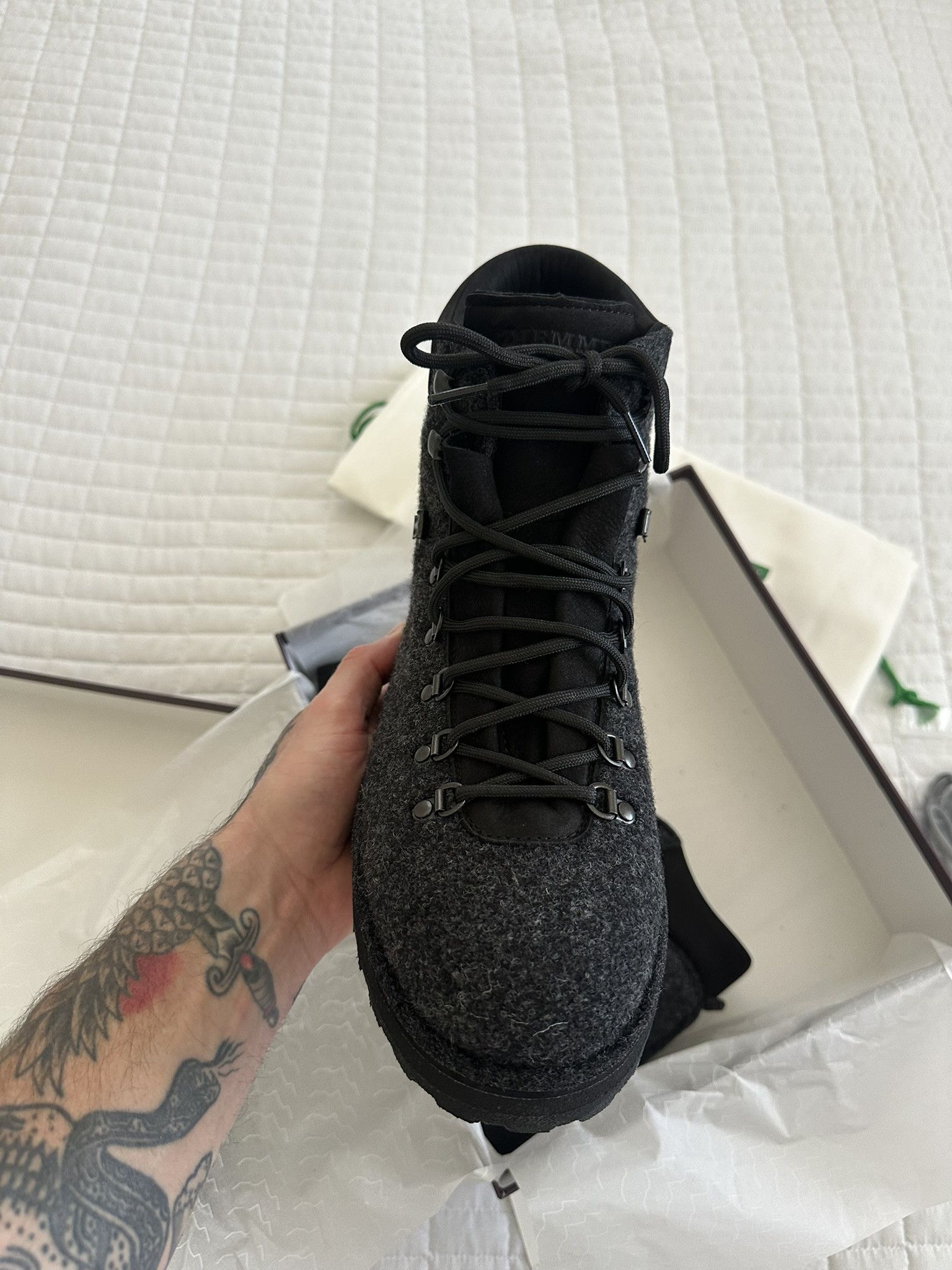 Diemme Diemme x Hiking Patrol Roccia Vet Charcoal Woolfelt Size US 13 / EU 46 - 9 Thumbnail