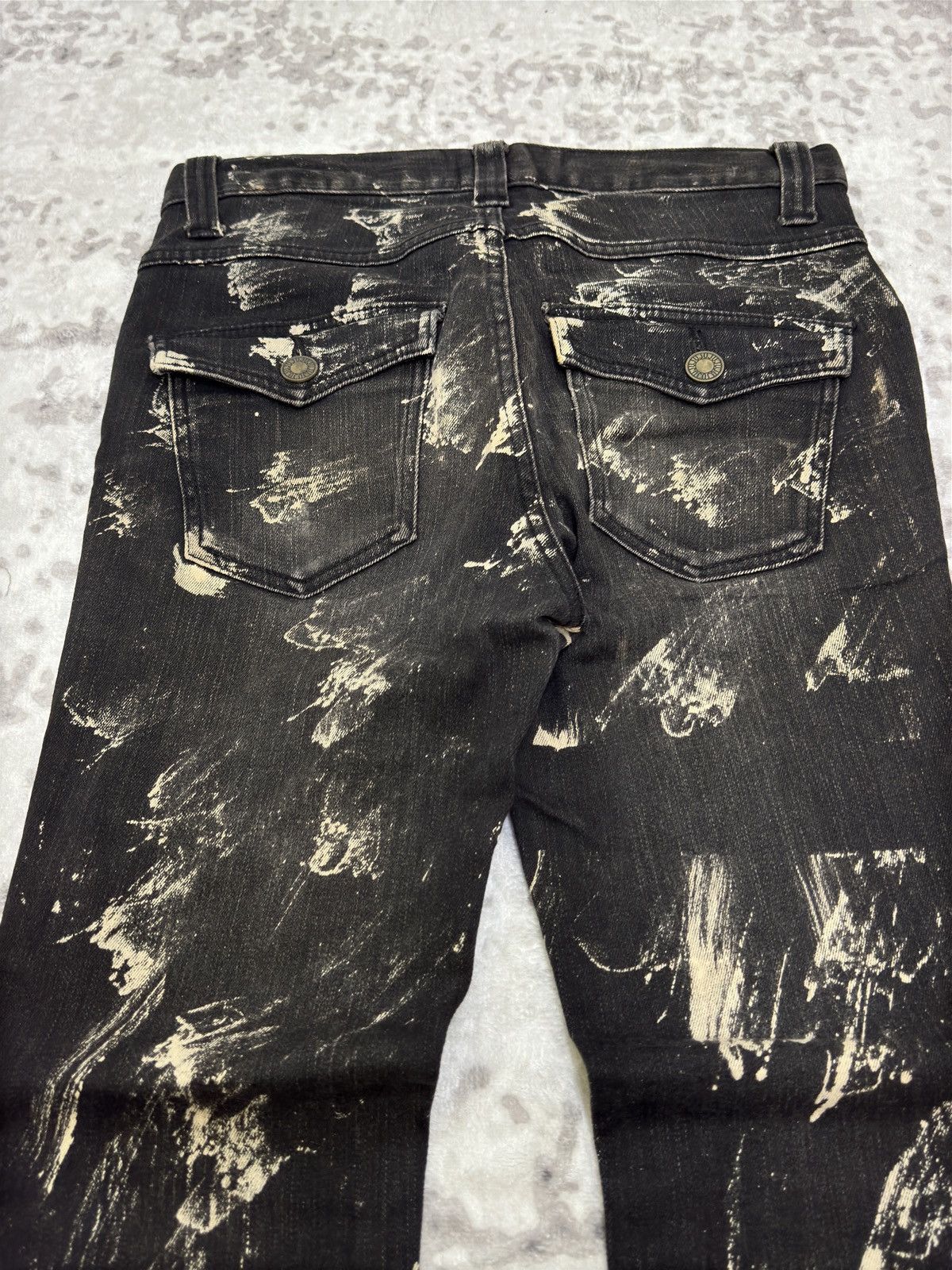 Uniqlo UNIQLO Zipper Acid Wash Jeans Size US 29 - 9 Thumbnail
