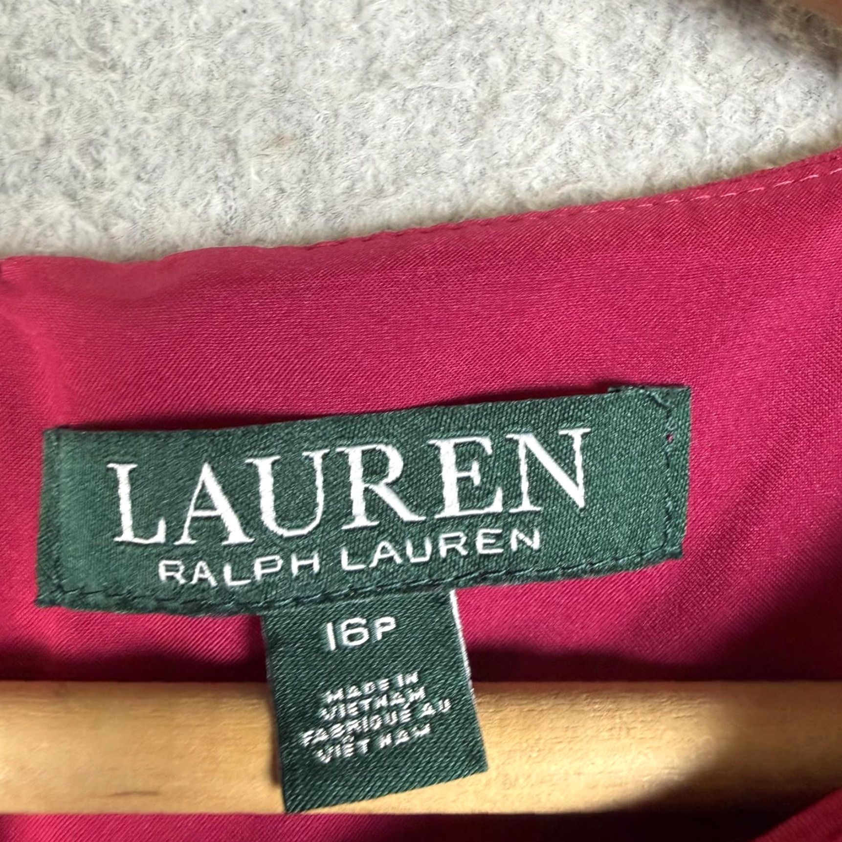 Ralph Lauren Lauren Ralph Lauren Women's Pink Sleeveless A-Line Mini Dress 16P Petite Size XXL / US 16-18 / IT 52-54 - 2 Thumbnail