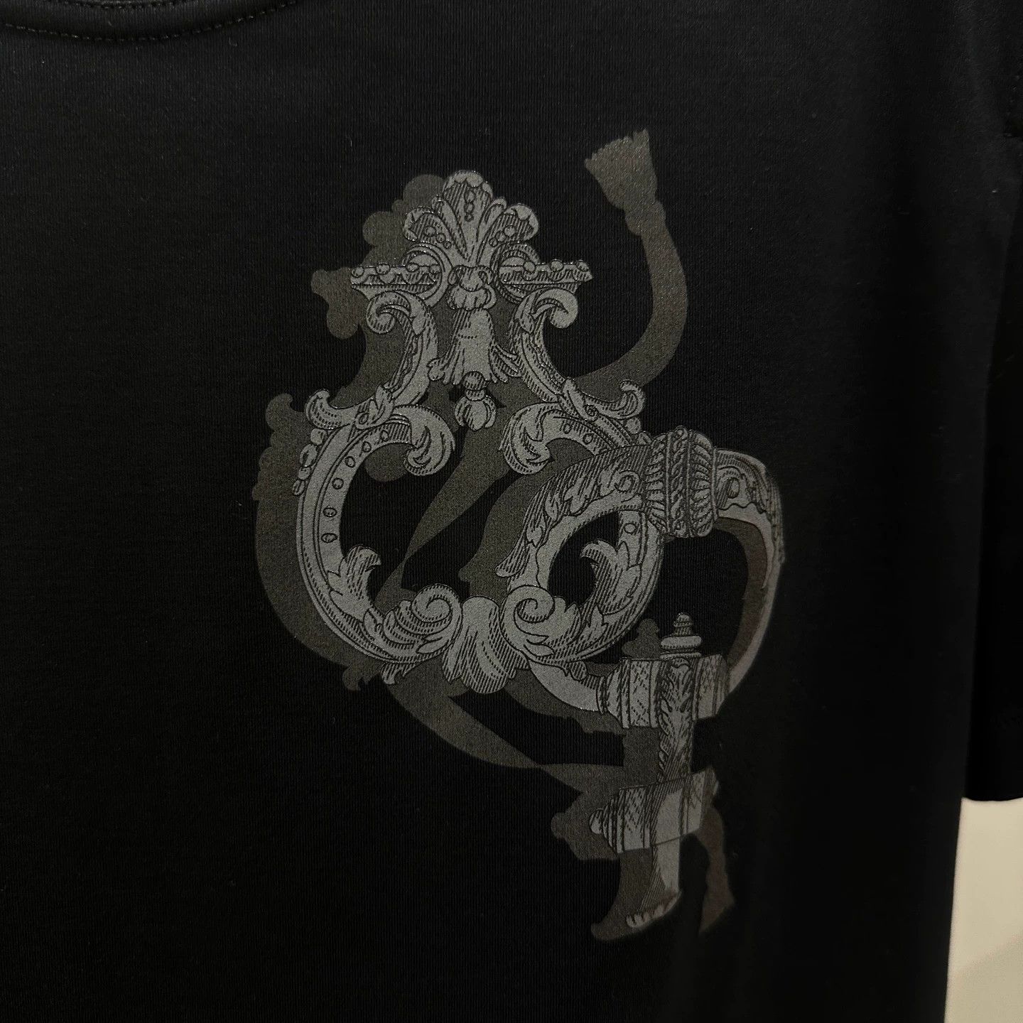 Hermes Hermes 26 New Metal Orn Print Cotton Short Sleeve 42 Size M / US 6-8 / IT 42-44 - 6 Thumbnail