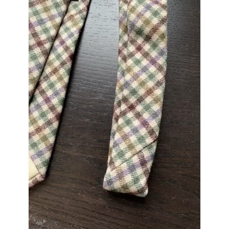 United Arrows Brand New 🇯🇵 United Arrows x 🇮🇹 Fiorio Wool Printed Necktie Size ONE SIZE - 3 Thumbnail