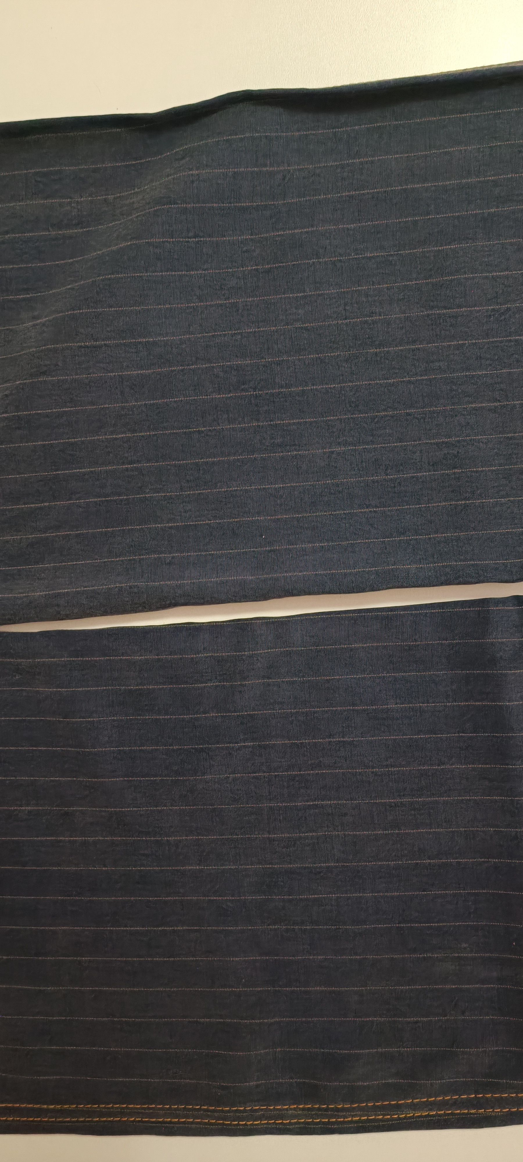 Jean Paul Gaultier Grayish blue pants with fine white vertical stripes Size 27" / US 4 / IT 40 - 17 Thumbnail