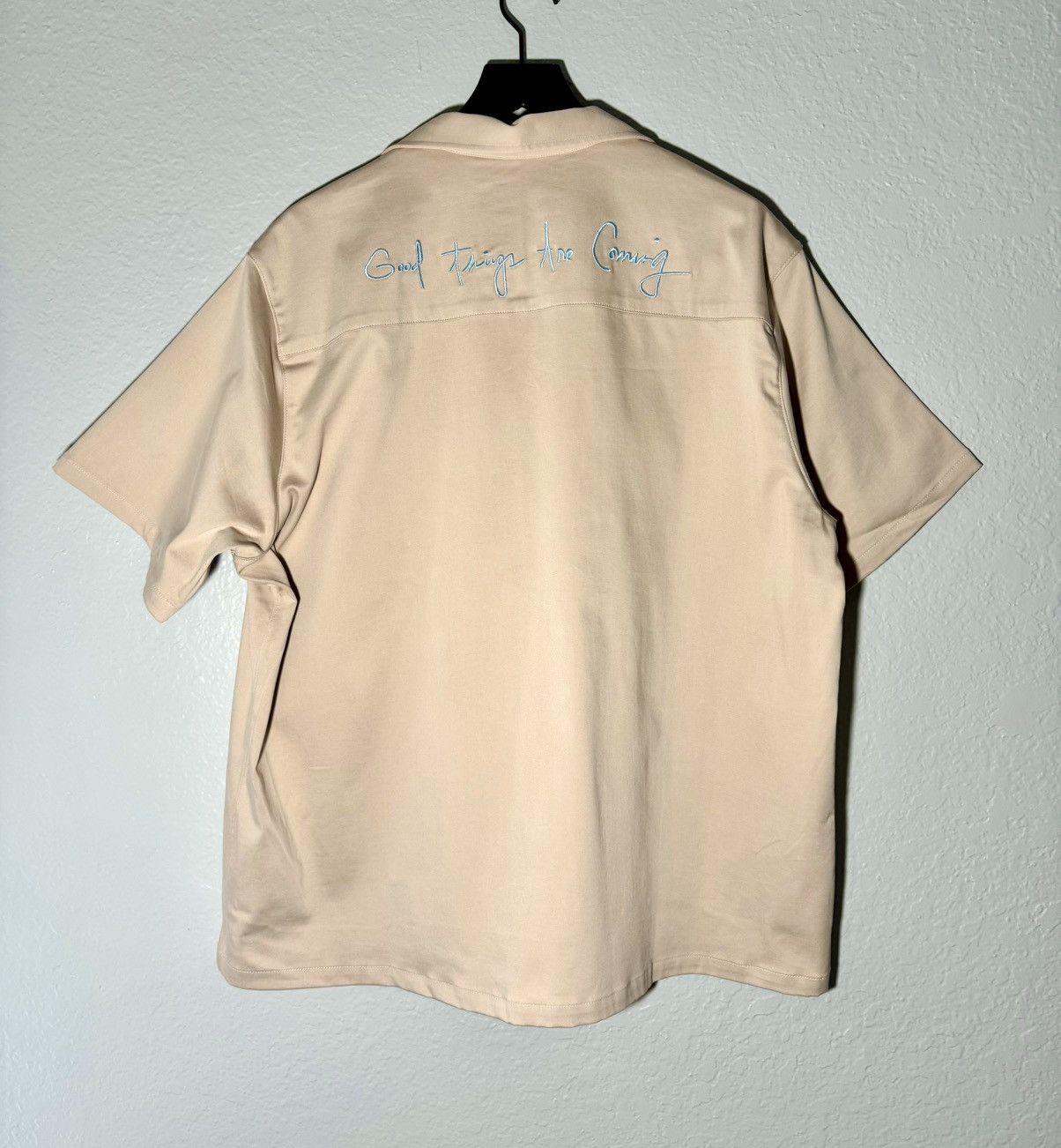Other Valas Bowler Shirt Smiley Face Good Things Embroidered Size US XL / EU 56 / 4 - 9 Thumbnail