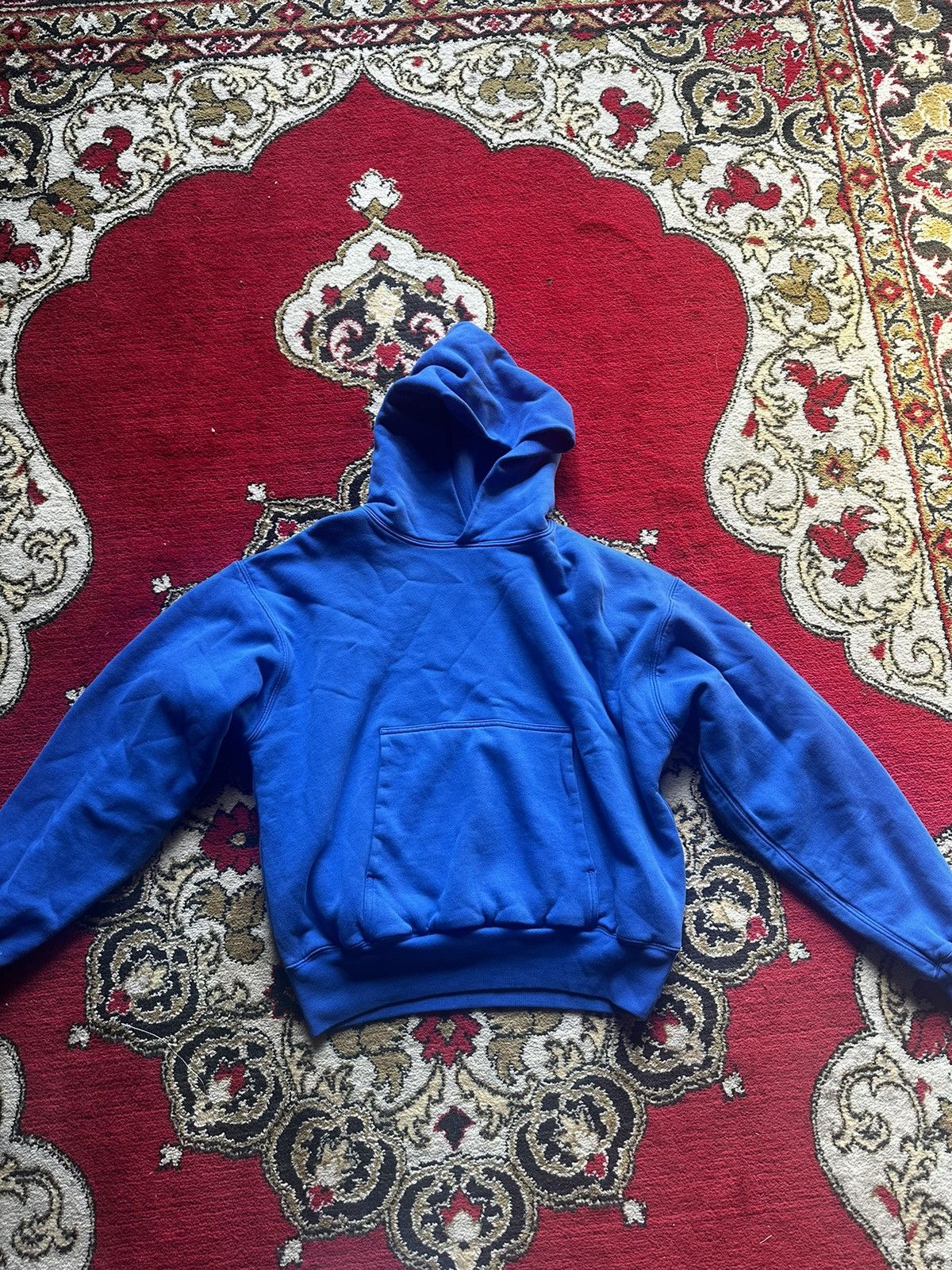 image of Yzy Gap Yeezy Hoodie Blue, Men's (Size Small)