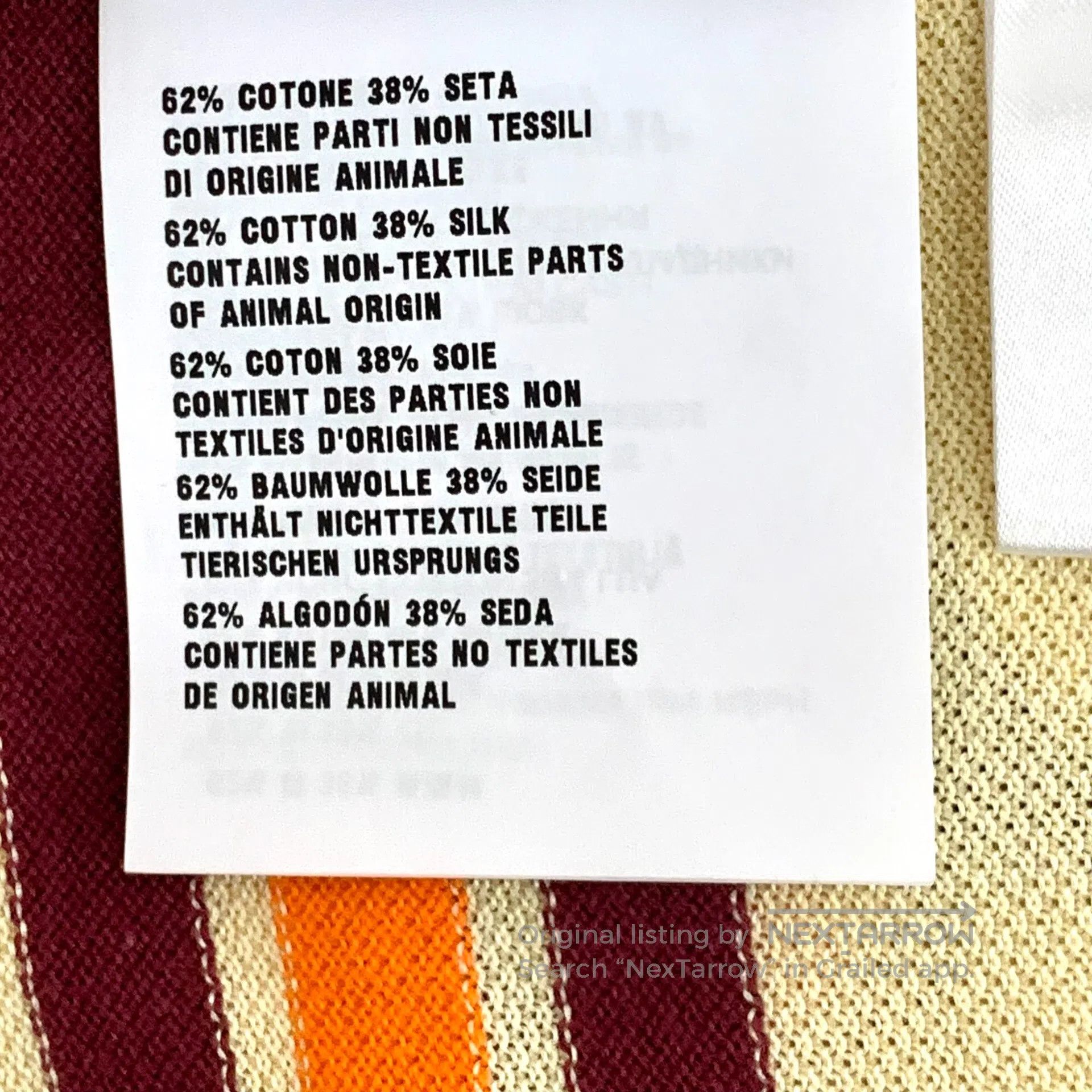 Miu Miu Miu Miu Color Block Striped Cotton Notched Lapel Single Br Size XS / US 0-2 / IT 36-38 - 9 Thumbnail