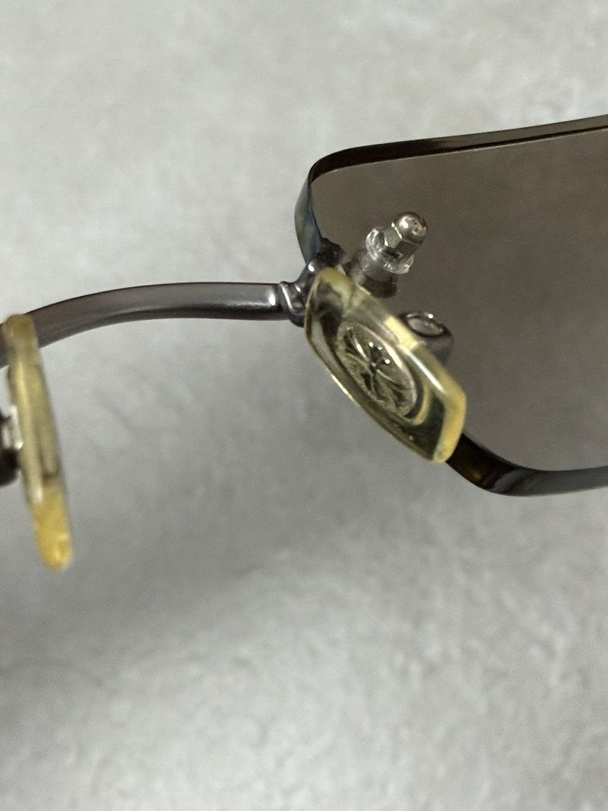 Chrome Hearts Chrome Hearts One Bob Rimless Cross-engraved Sunglasses Size ONE SIZE - 15 Thumbnail